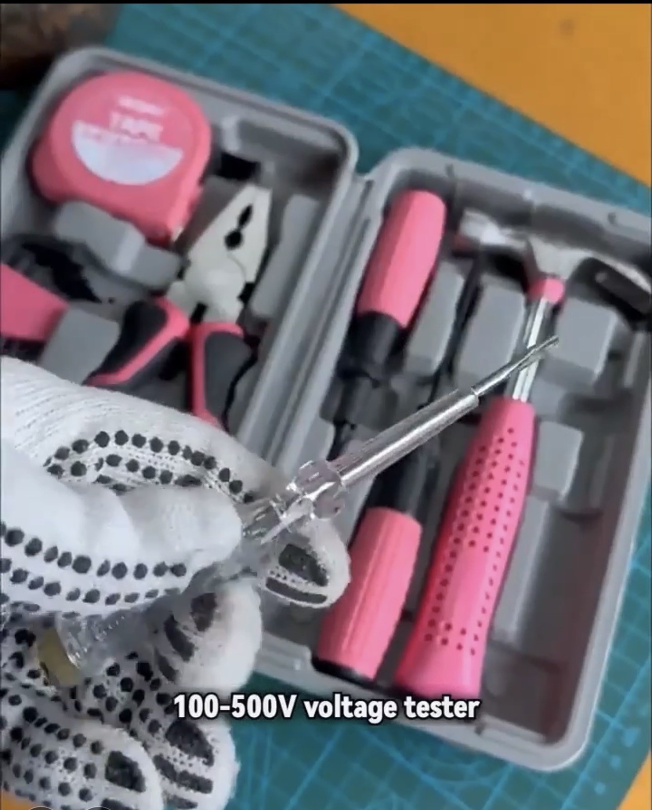 Household Tool Set With Case