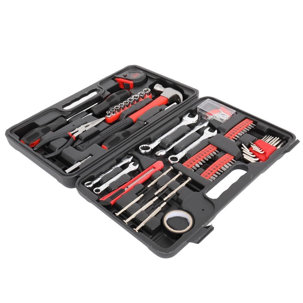 New 148 Pcs General Household Home Repair and Mechanic’s Hand Tool Kit Toolbox