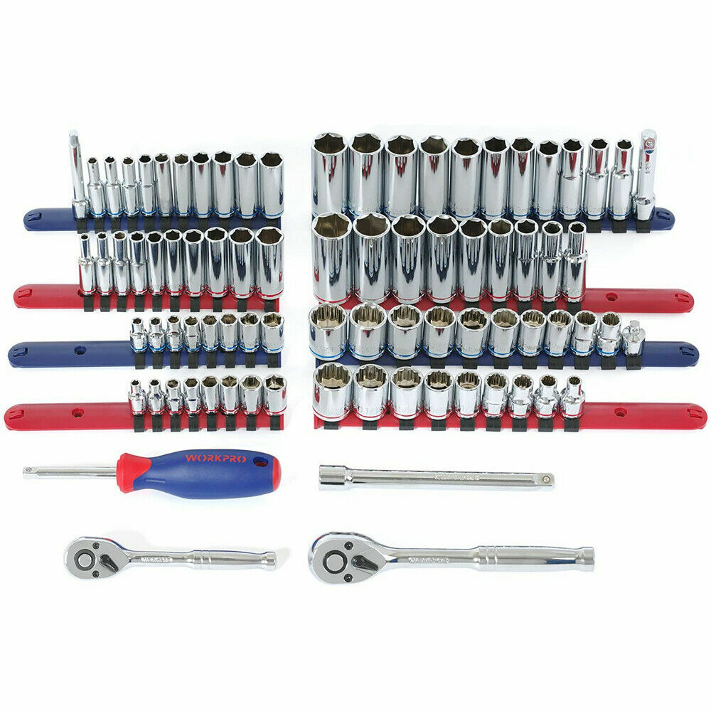 WORKPRO 322-Pieces Home Repair Tool Kits Basic Household Hand Tool With Tool Bag