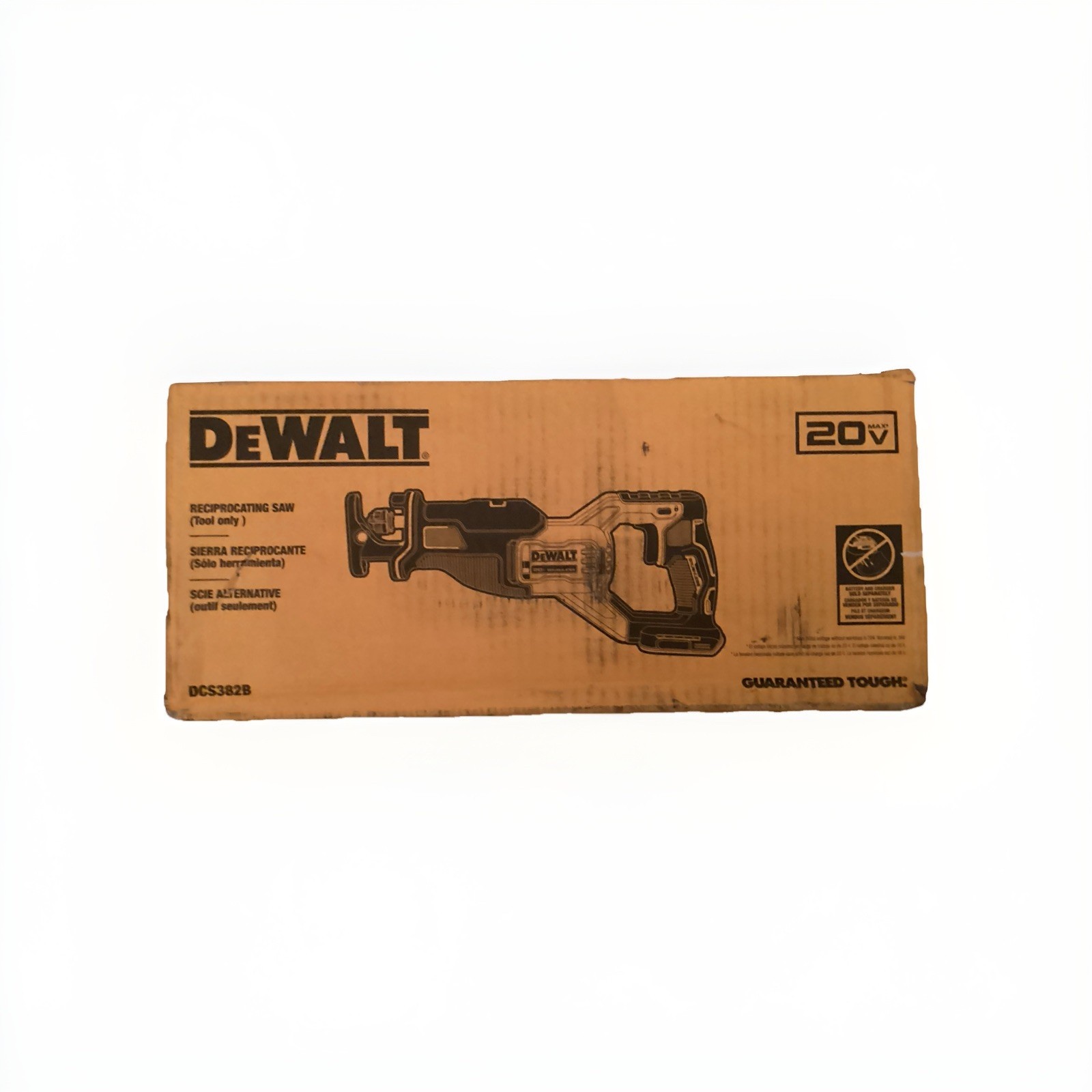 DEWALT 20V MAX Brushless Reciprocating Saw DCS382B Yellow/Black New