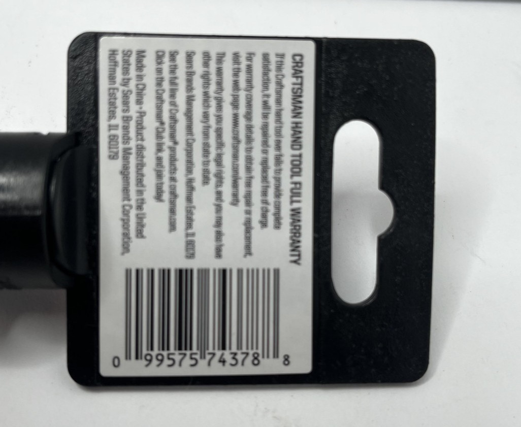 Craftsman 7/8 in Socket 3/4 in Drive 12-Point SAE 19655 9477711 New w tag