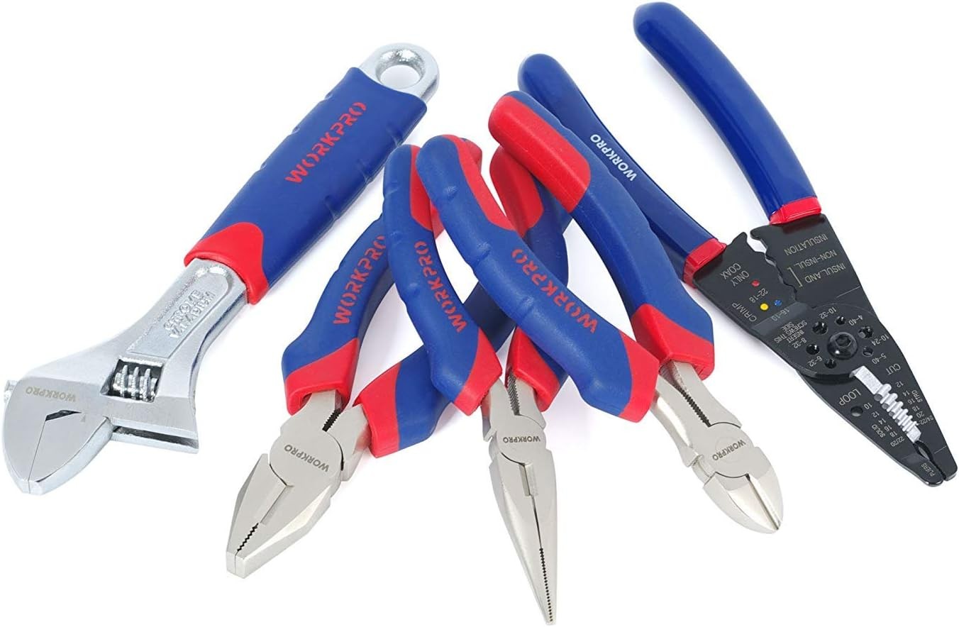 WORKPRO 322-Pieces Home Repair Tool Kits Basic Household Hand Tool With Tool Bag