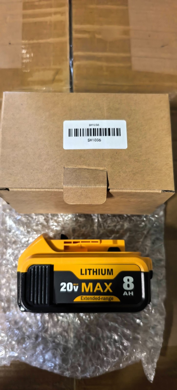 4Pack For DeWalt 20V 20 Volt Max 8.0AH Lithium Ion Battery DCB200 DCB204 DCB206