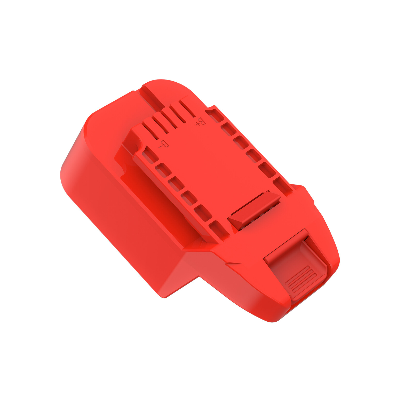 1x Adapter For Milwaukee M18 RED Li-Ion Battery To For Bauer 20v Cordless Tools