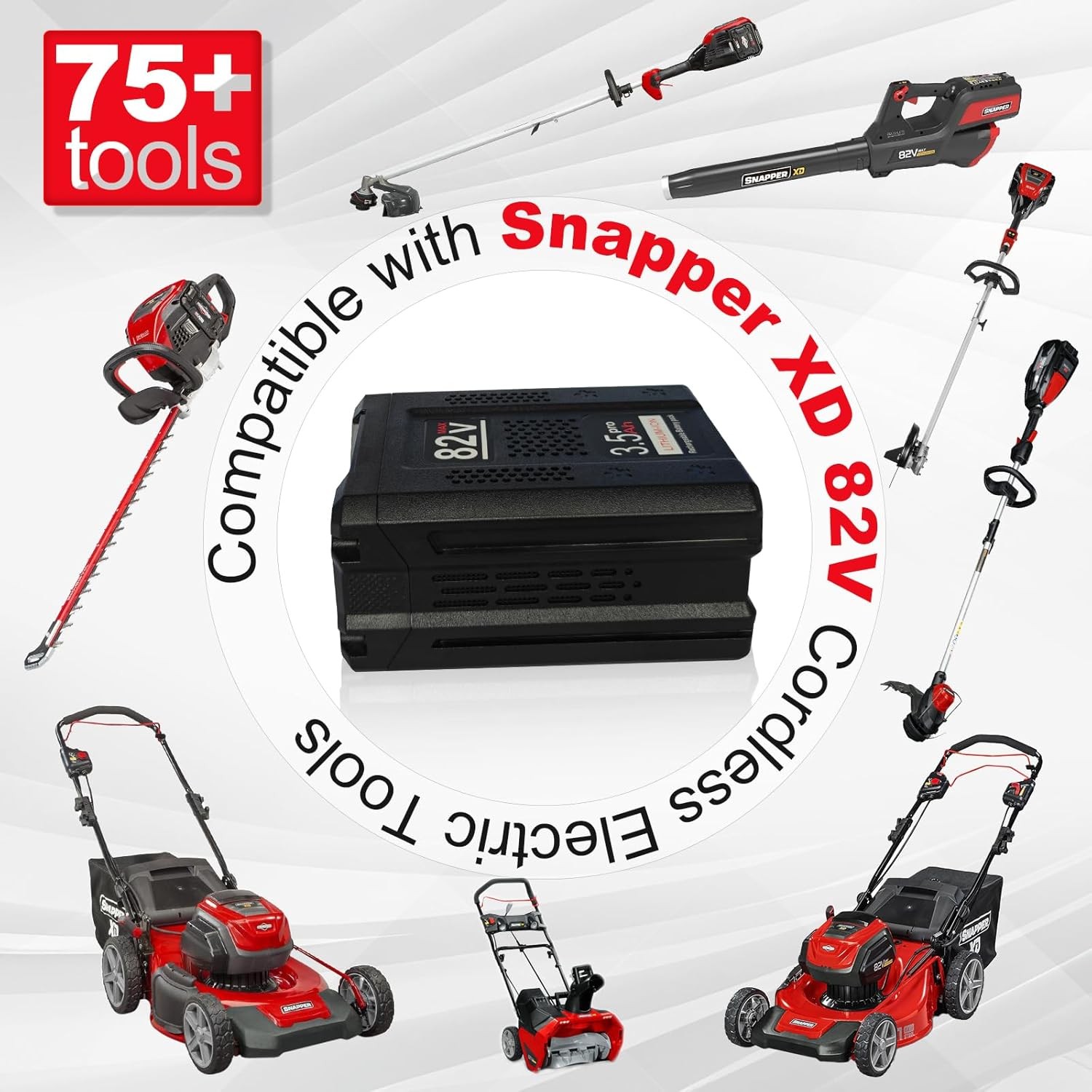 82V 3.5Ah Li-Ion Battery For Snapper Briggs & Stratton XD 82V MAX BSB2AH82