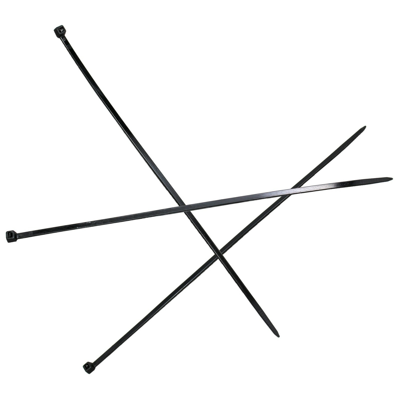 200 Pack Cable Ties Tie Wraps Plastic Nylon Zip Ties Strong Extra Long NEW 12″