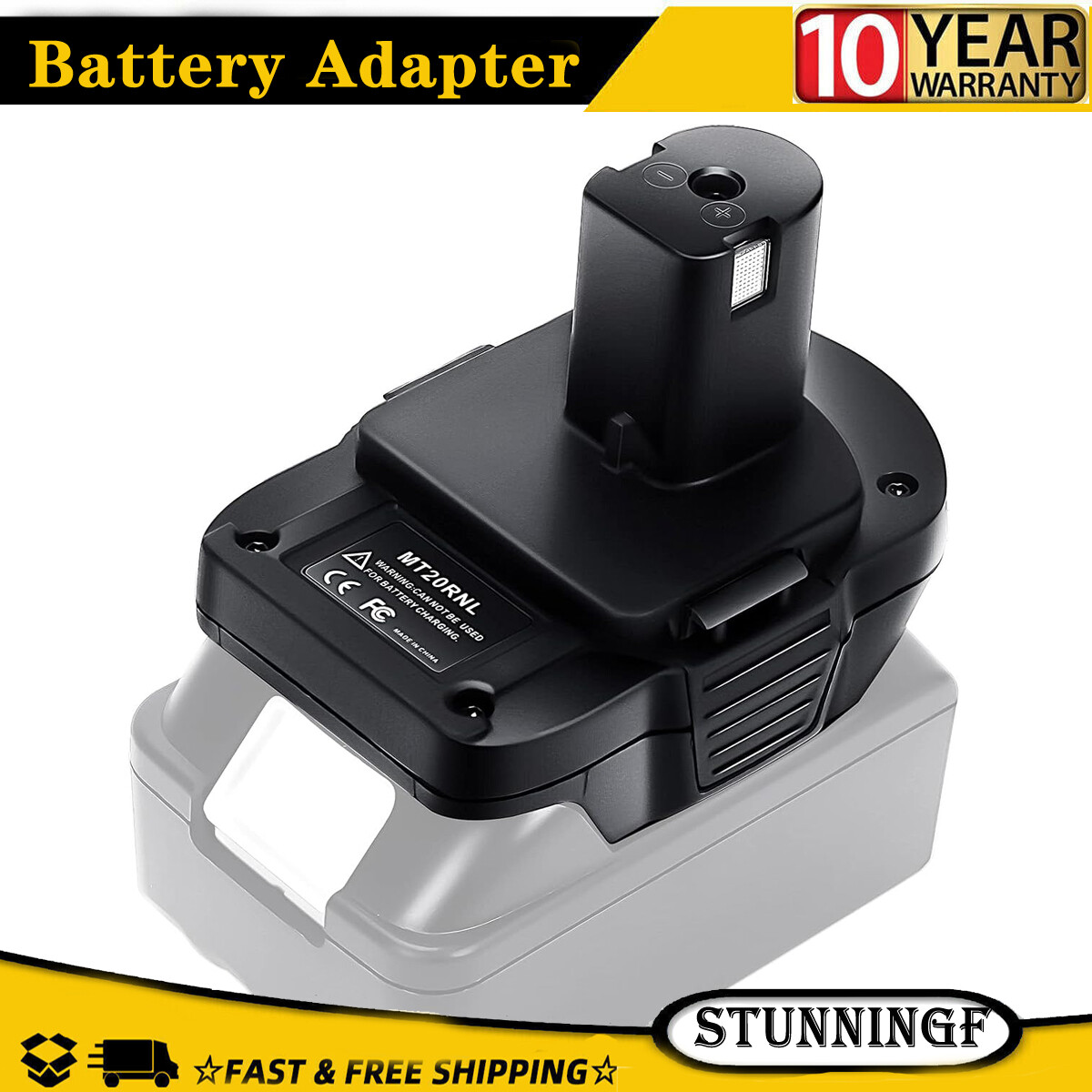 Converter Adapter For Makita 18V LXT Li-ion Battery To For RYOBI 18V Power Tools