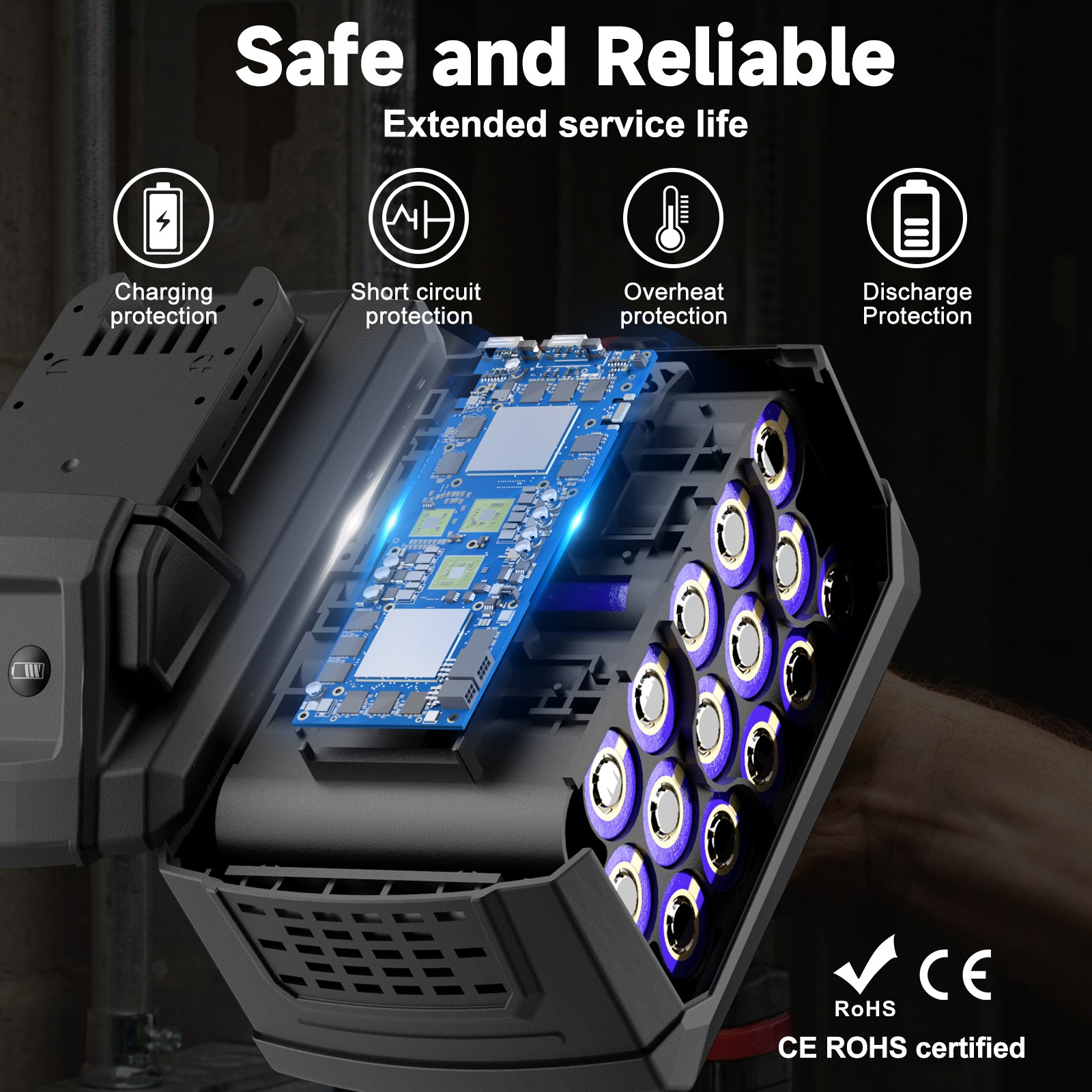 18V 8.0Ah 8000MAH Battery For Milwaukee for M18 Extended Lithium 48-11-1880