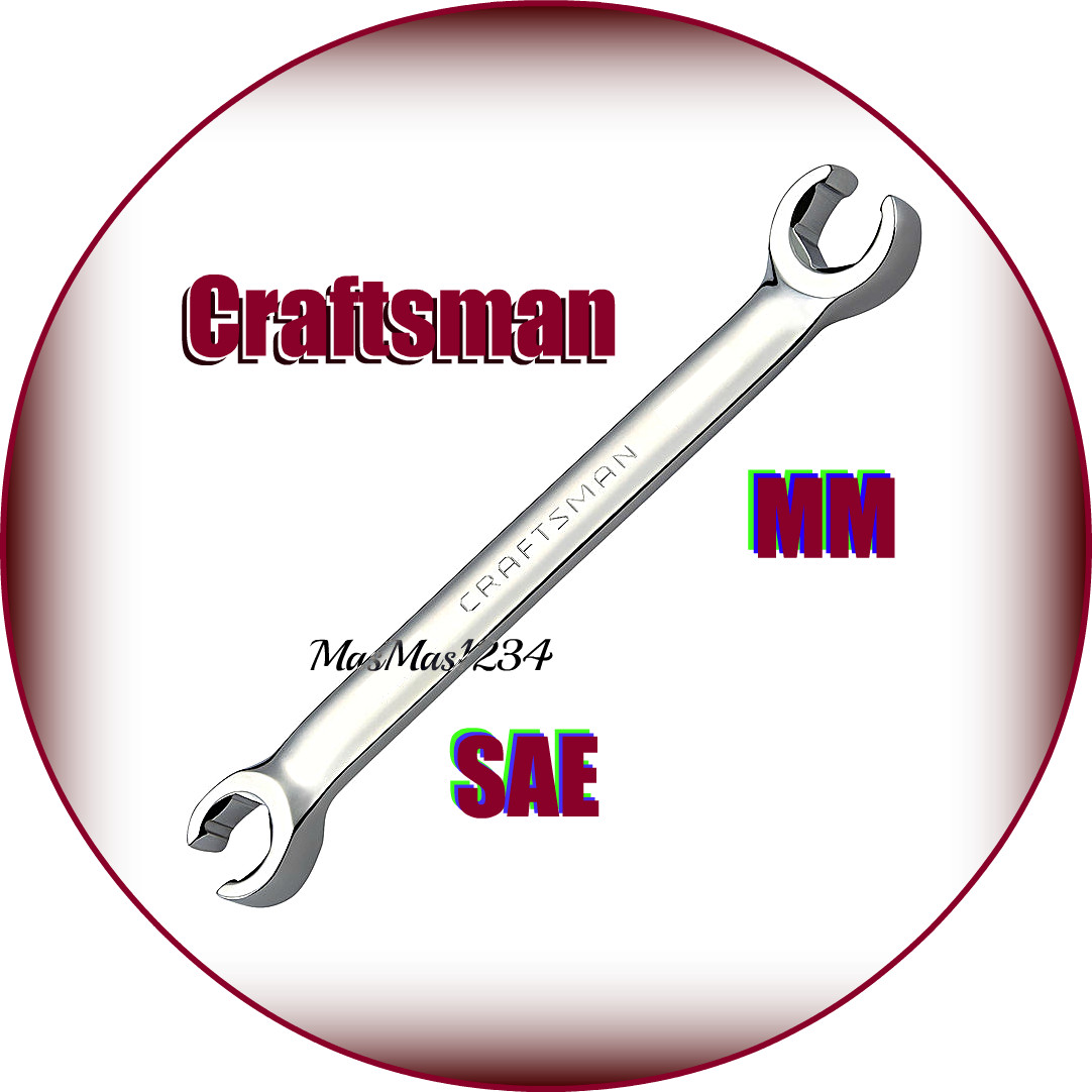 CRAFTSMAN Full Polish Flare Nut Wrenches – SAE – MM – NEW – Buyer to Choose