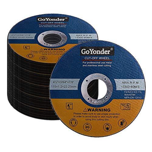 50 Pack 4.5″ Cutting Wheel For Metalstainless And Steel 41/2″ X 0.045 X 7/8inch