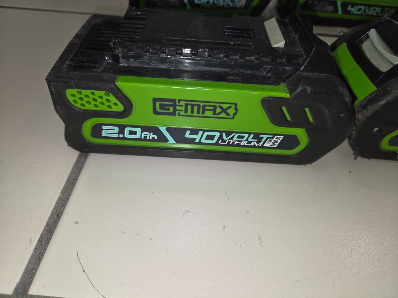 Lot of 4 Genuine Greenworks 40V (2)4AH (2)2AH Li-Ion Battery Not WORKING Parts