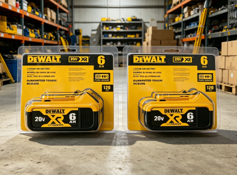 2X NEW DEWALT 20V Max Premium 6Ah Lithium-Ion Battery / Charger