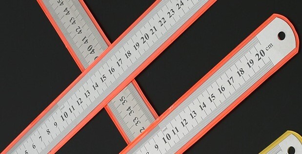 4”/6″/8”/12” inch Stainless Steel Double Sided Ruler Metal Metric Imperial