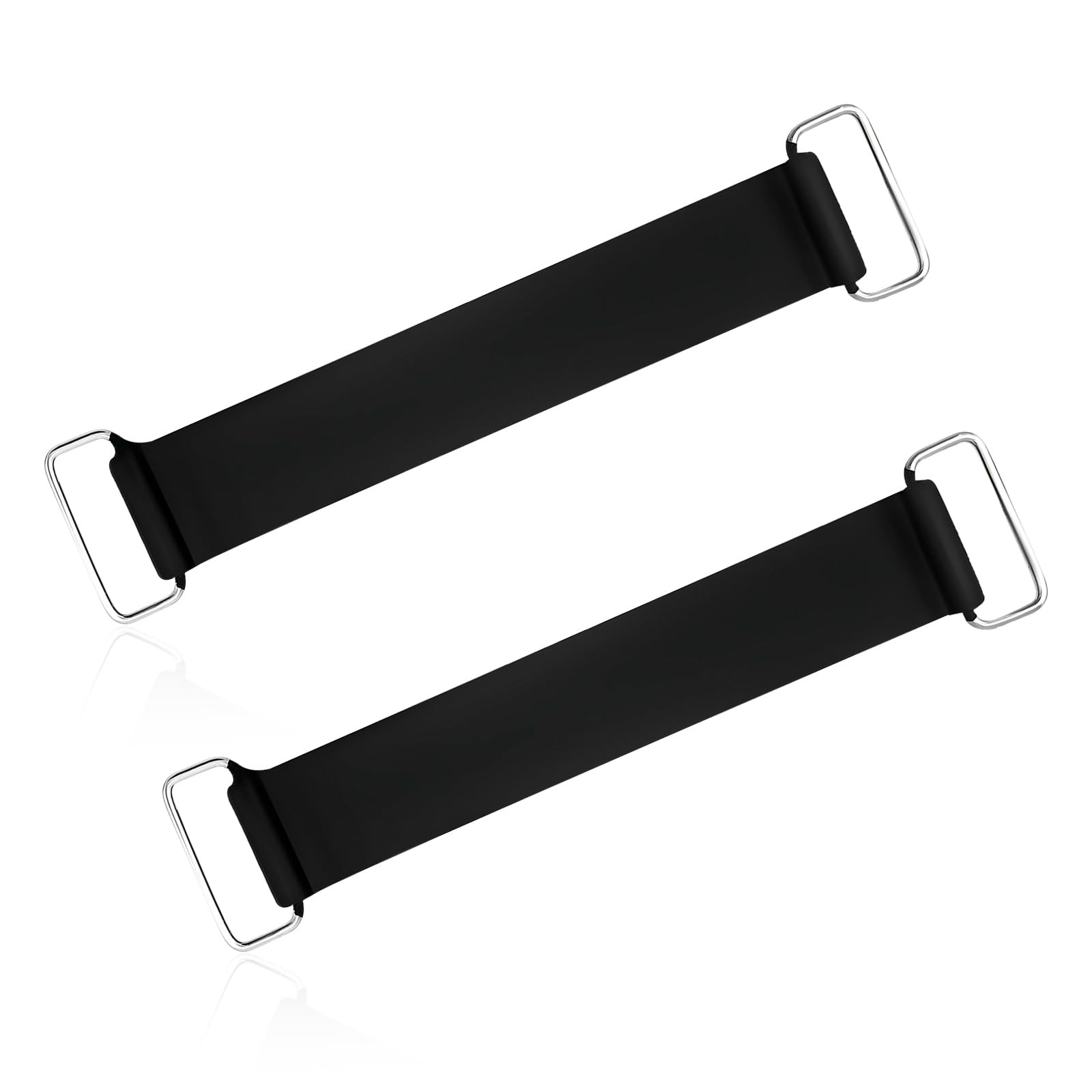 YTFRL 2PCS Motorcycle Battery Strap, Stretchable Rubber Straps 2 PCS