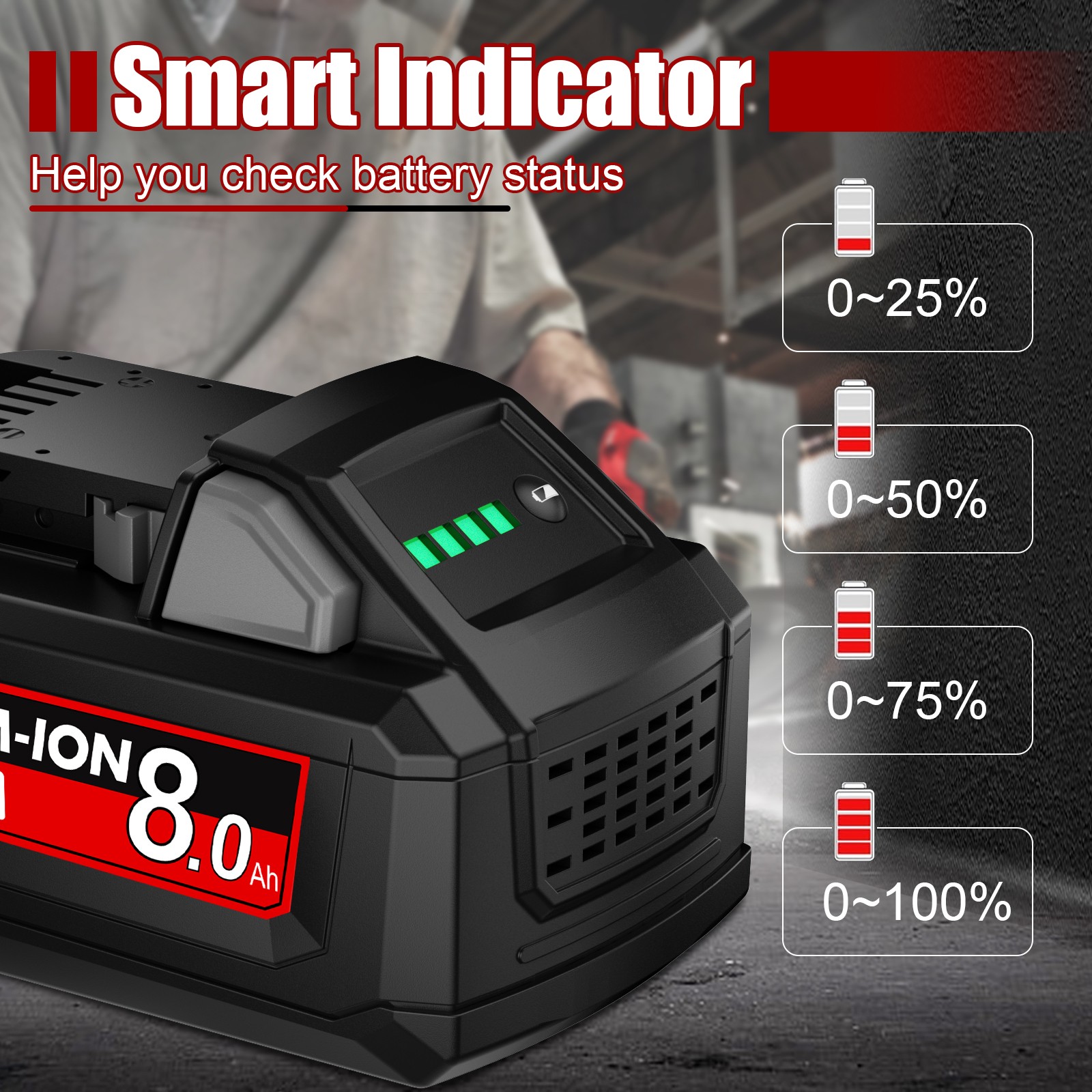 For Milwaukee 18V Battery 8000mAh 8ah For M18 18V 48-11-1860 48-11-1840 Battery