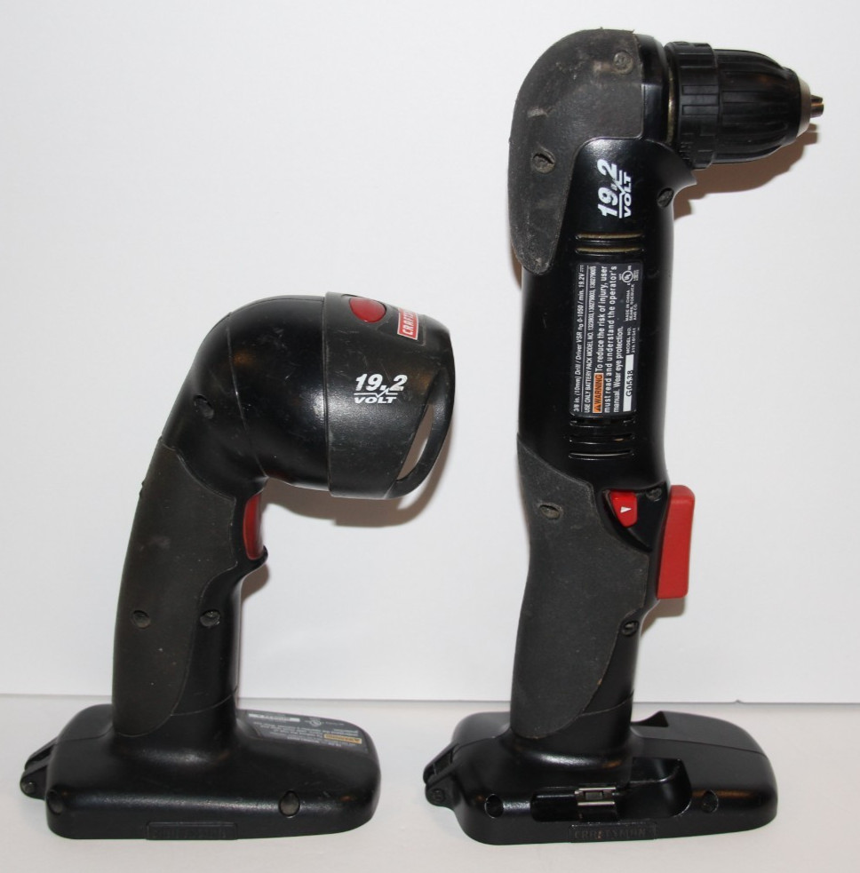 Craftsman 19.2V Right Angle Drill 315.101541 and BD0622 Light both working