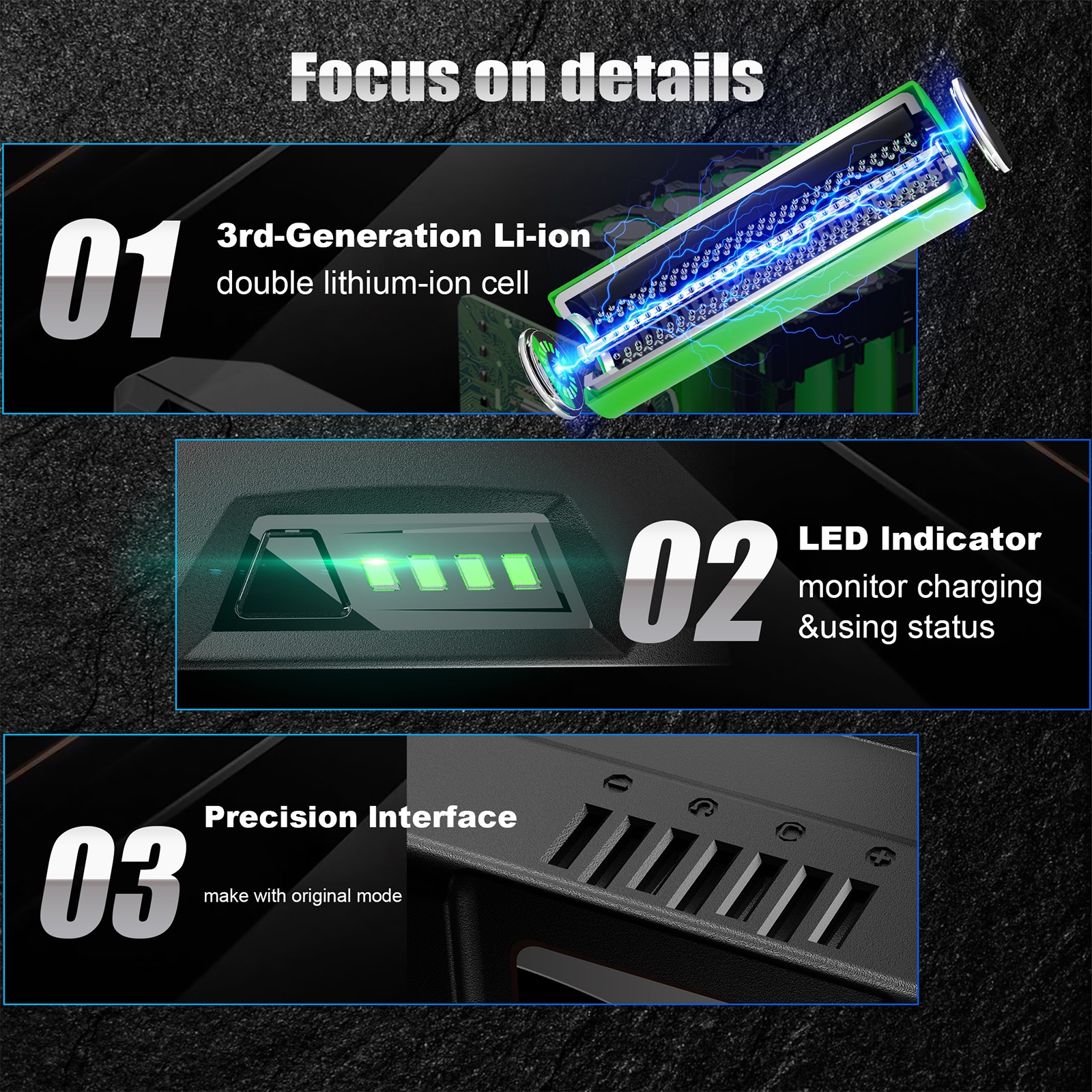 3.0Ah For Snapper XD 82V Max Lithium Ion Battery BSB2AH82 Cordless Power 1760514