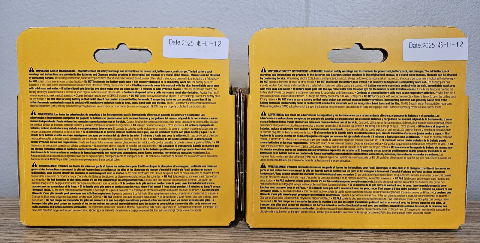 Lot of 20 Brand New Dewalt 20 Volt 20v Max Li-Ion 5 AH Batteries DCB205 2025