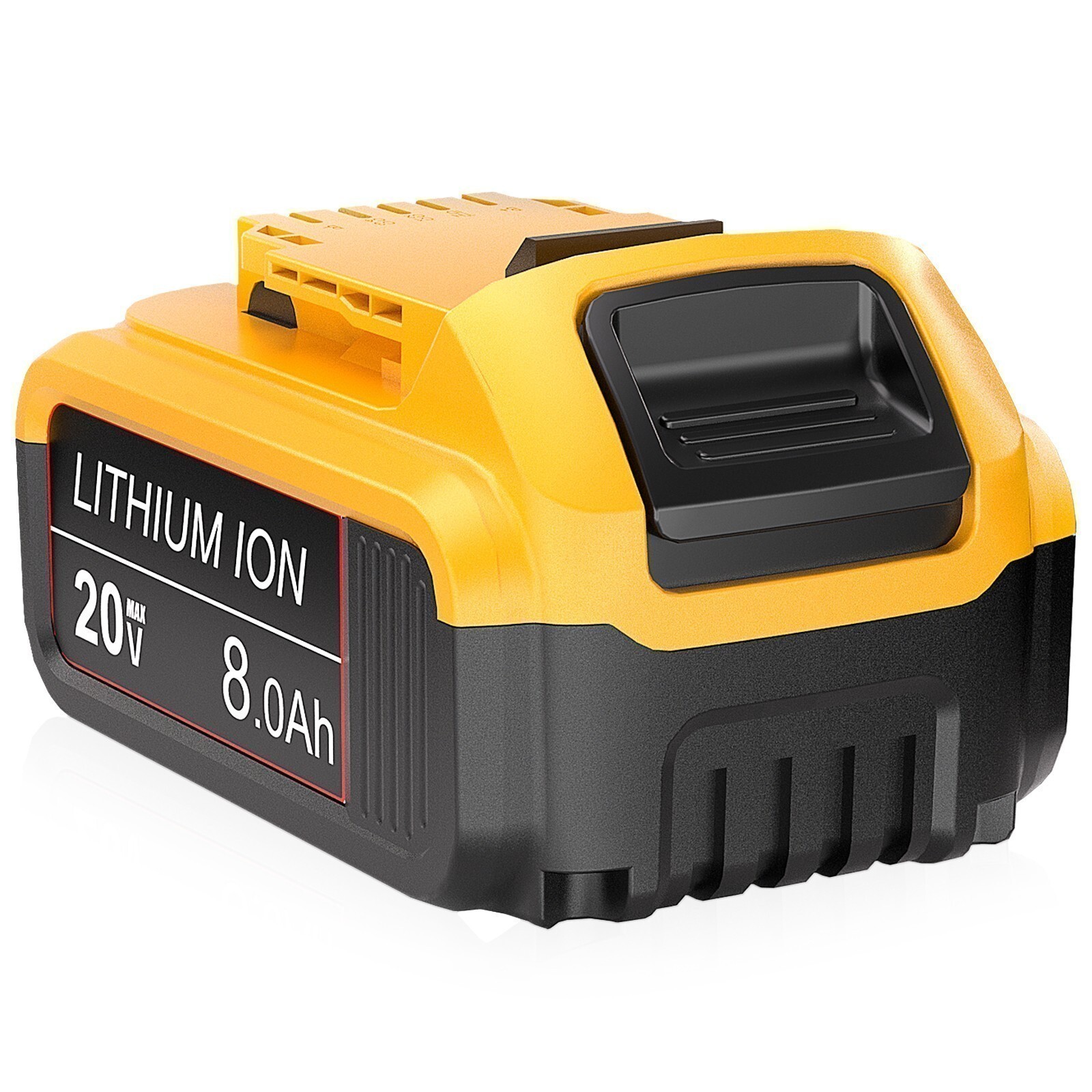 8.0AH Lithium Ion Battery For DeWalt 20V 20 Volt Max DCB206-2 DCB205-2
