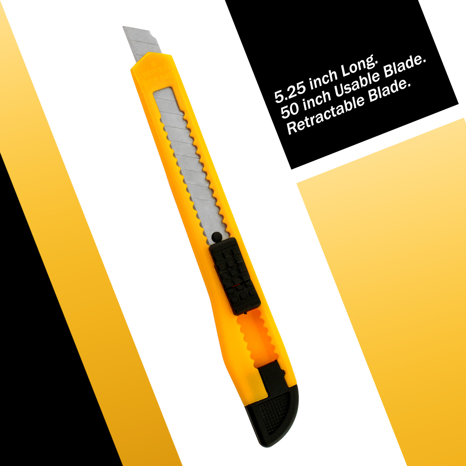 15x Bulk Small Yellow Utility Knife Box Cutters Snap Off Blade 9MM Blade
