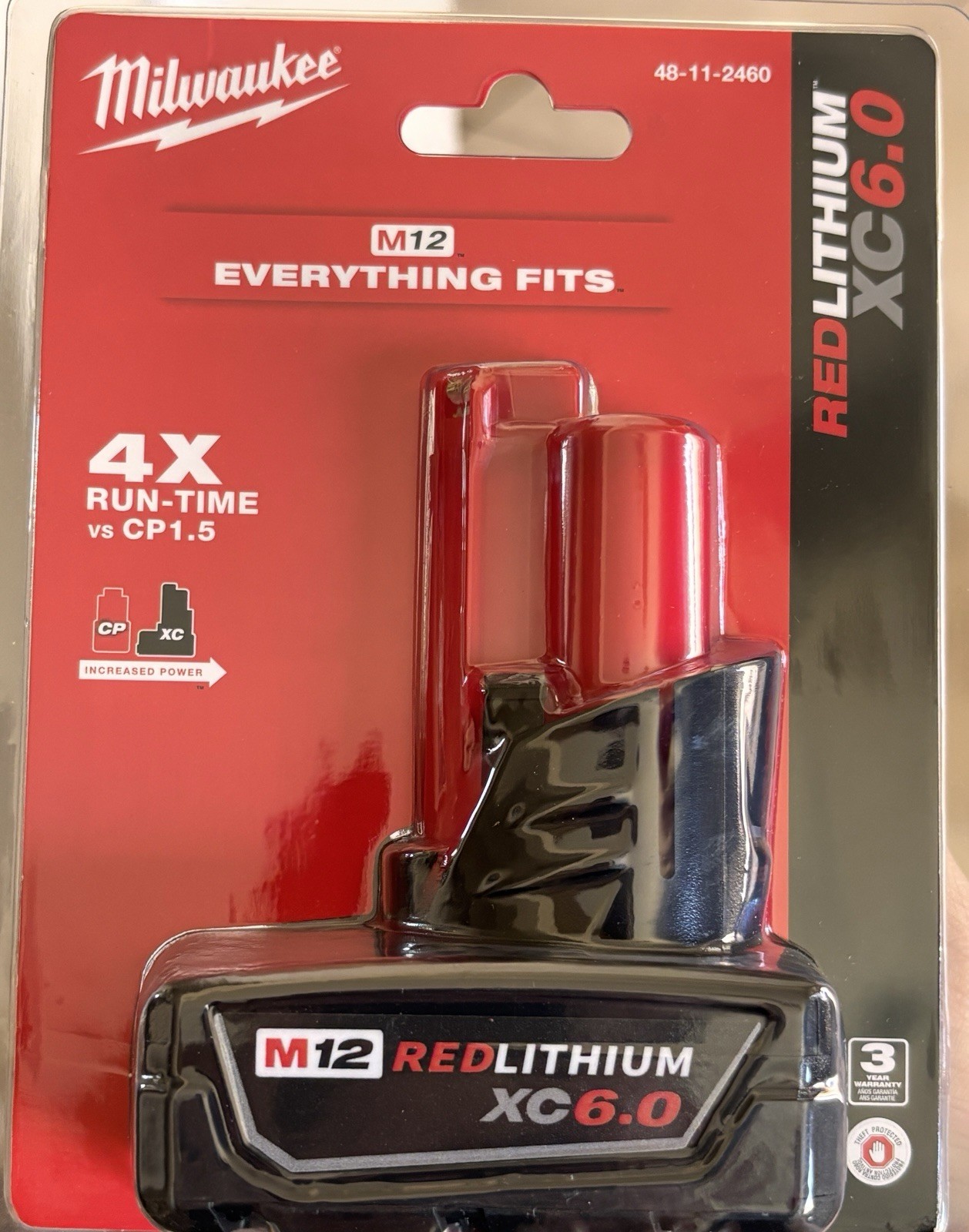 MіІwaukеe M12 12V RED LITHIUM XC 6.0 Extended Capacity Battery AUTHENTIC