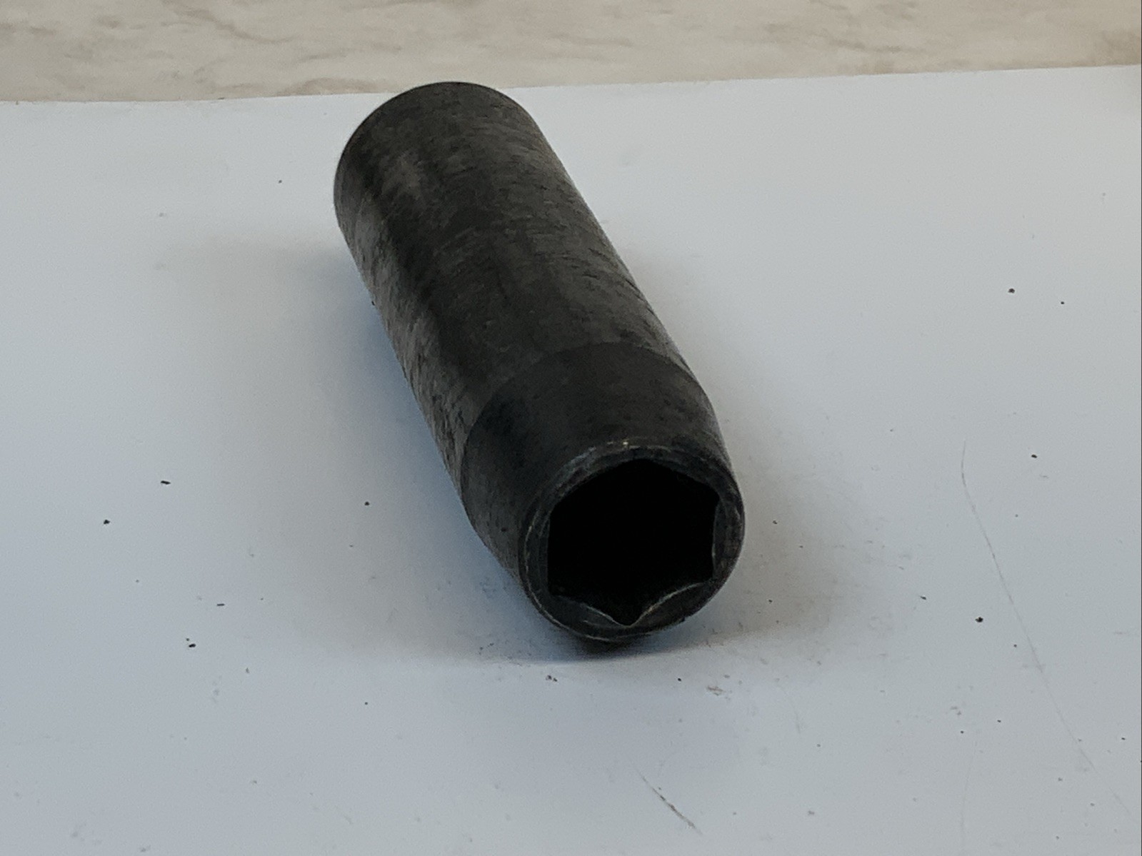 Unbranded 14mm 1/2 Drive 6pt Deep Metric Impact Socket, Dark Finish