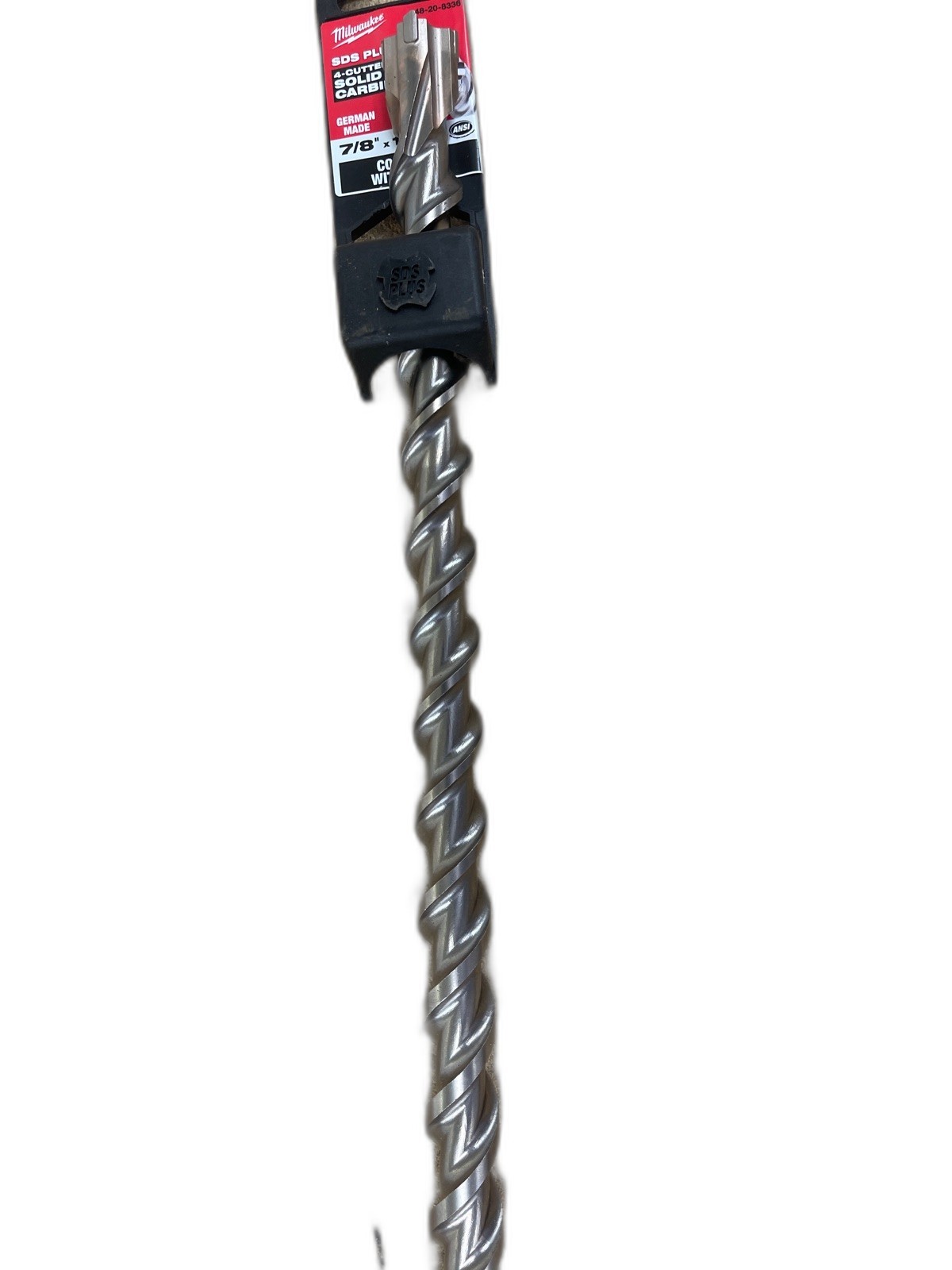 Milwaukee 7/8 in. x 18 in. 4-Cutter SDS-PLUS Carbide Drill Bit