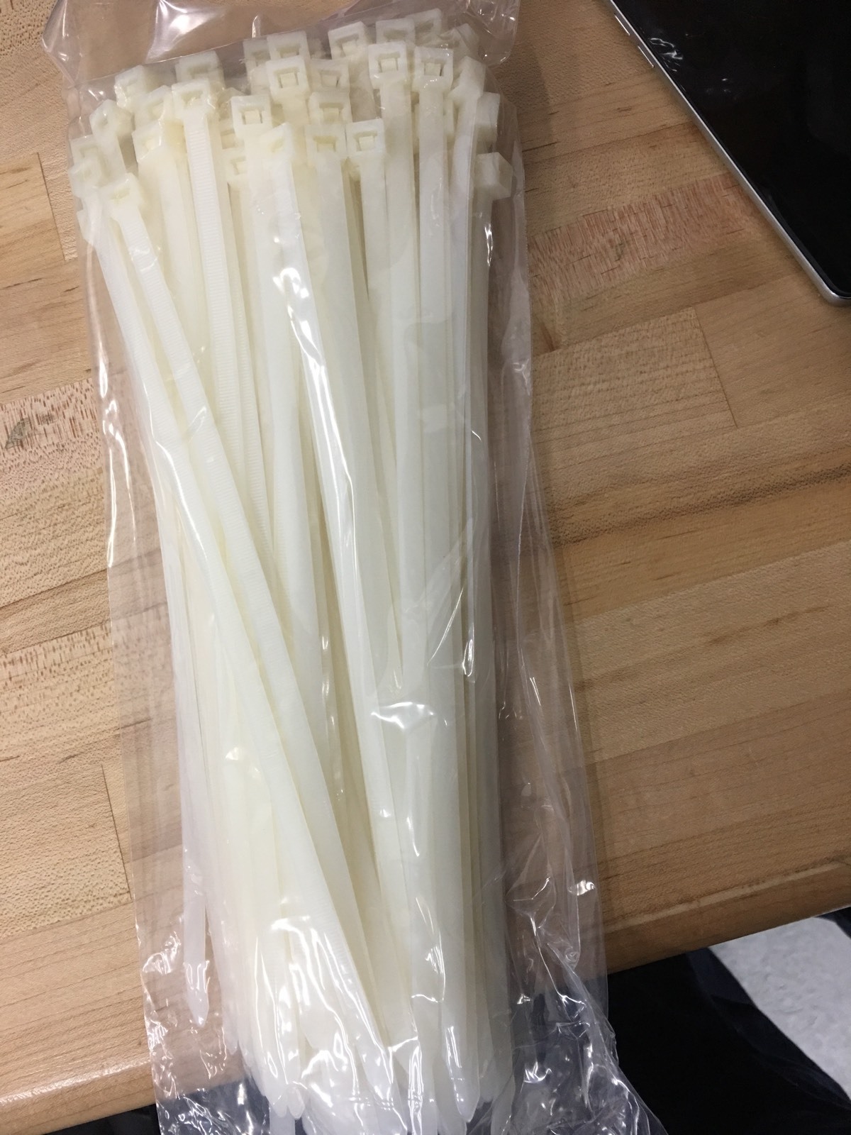 12″ (100 pcs) White Heavy Duty Cable Tie