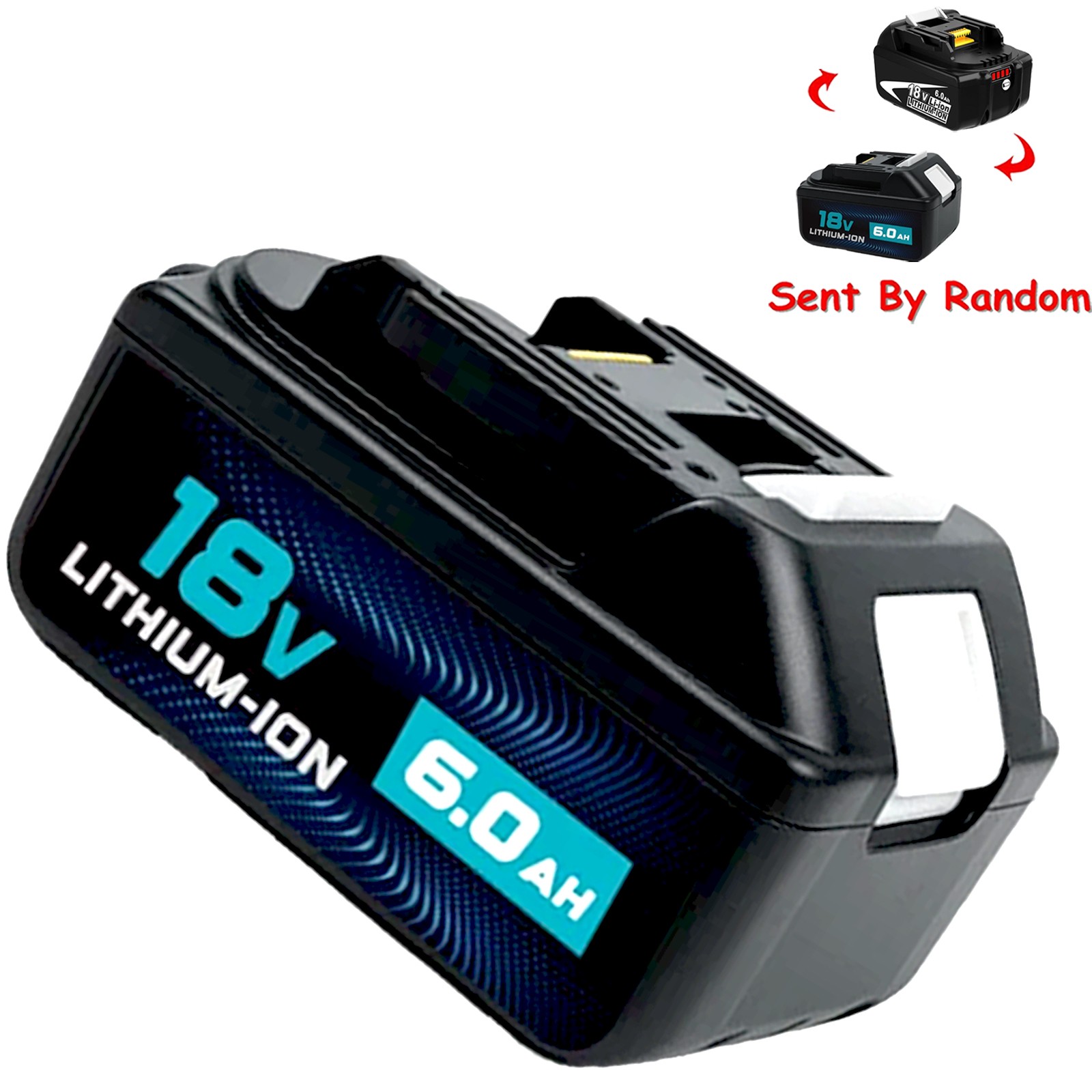 1/2/3/4x 6.0Ah Li-ion Battery For Makita 18V Lithium LXT BL1860B BL1850B BL1840B