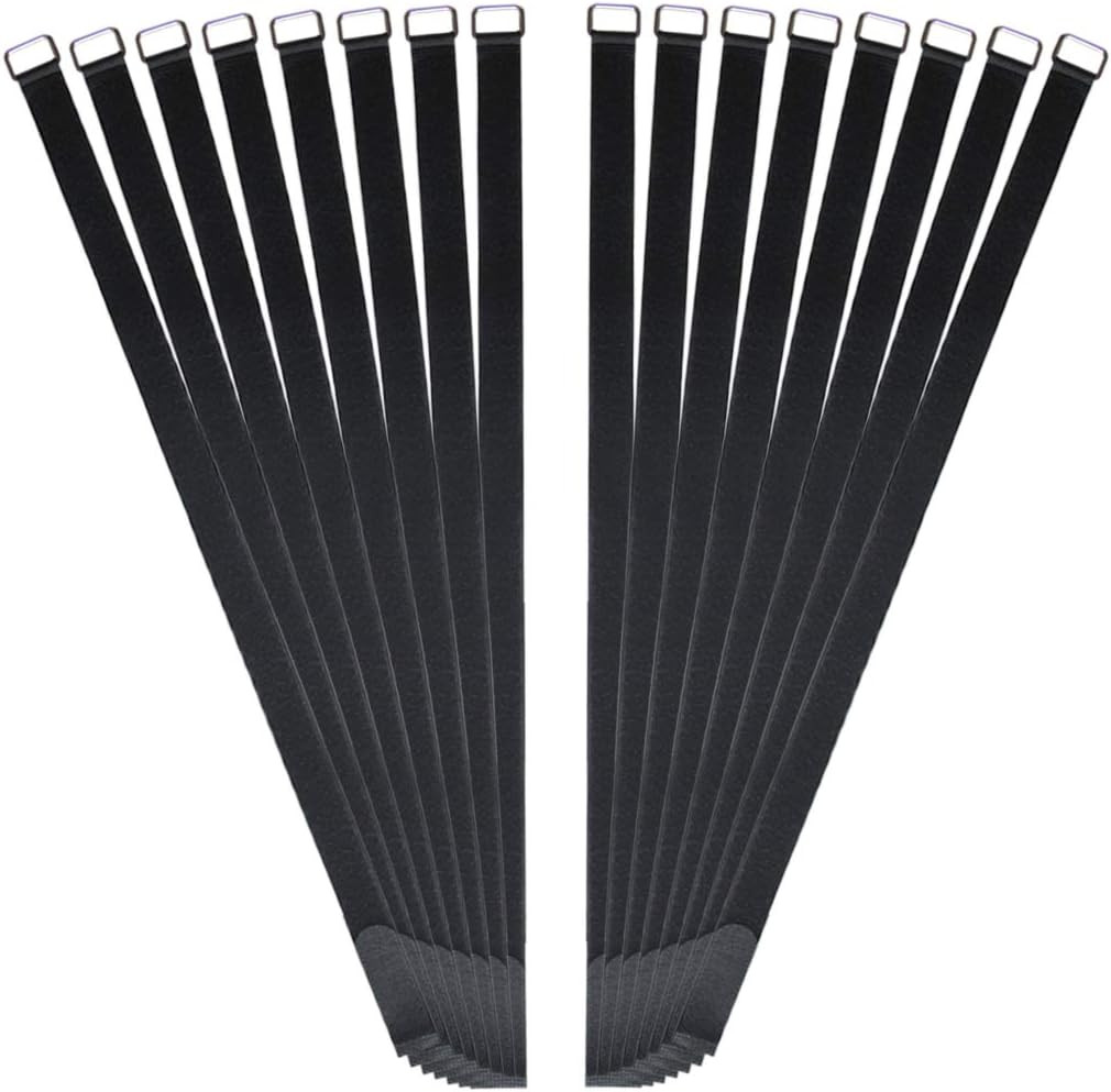 30 Inch Reusable Extend Securing Strap – Fastening Cable Strap – 16 PACK Adjusta