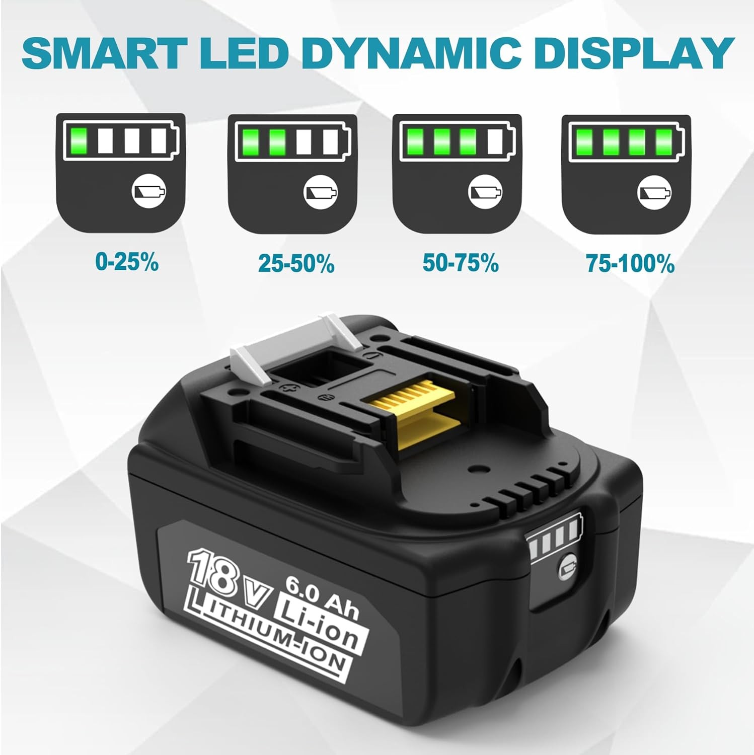 2 PACK 6.0Ah 18V Lithium-Ion Battery For RYOBI P109 P108 P107 One+ Plus RB18L50