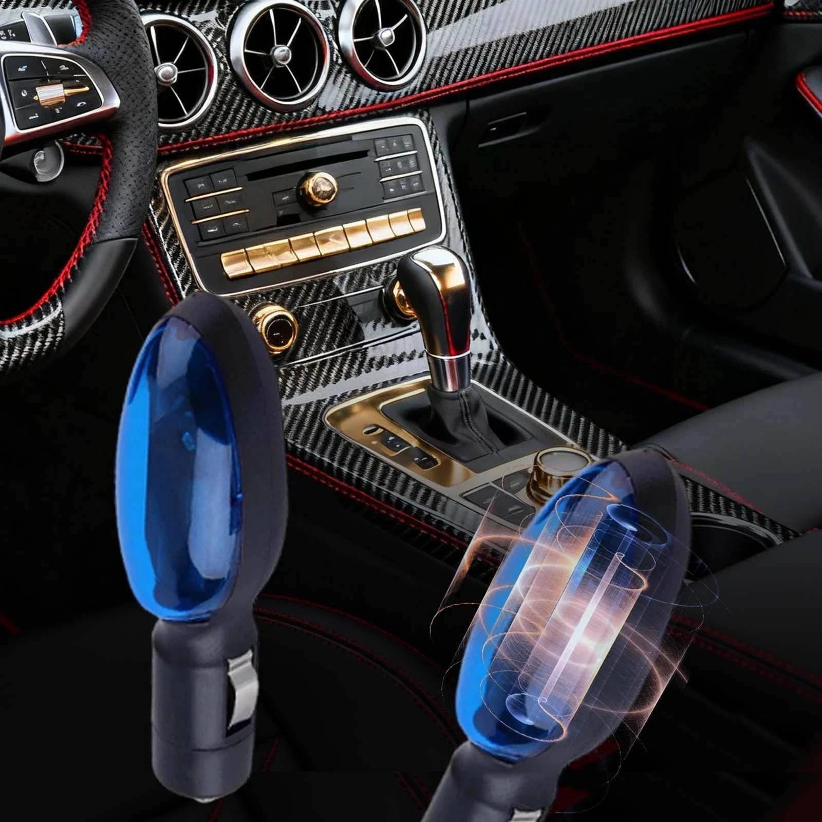 2Pcs Gas Fuel Sync Farther, Save More Fuel Instantly, Automotive Spill Save, New
