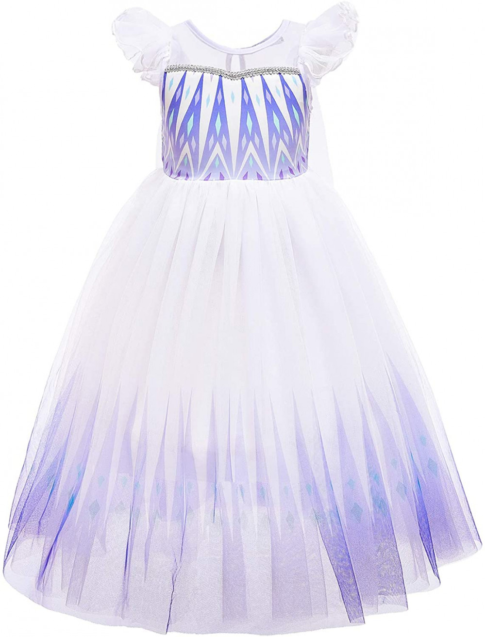 Fishkidtail Girls Princess Costume Dress Snow Queen Birthday 3-4 Years, 110…