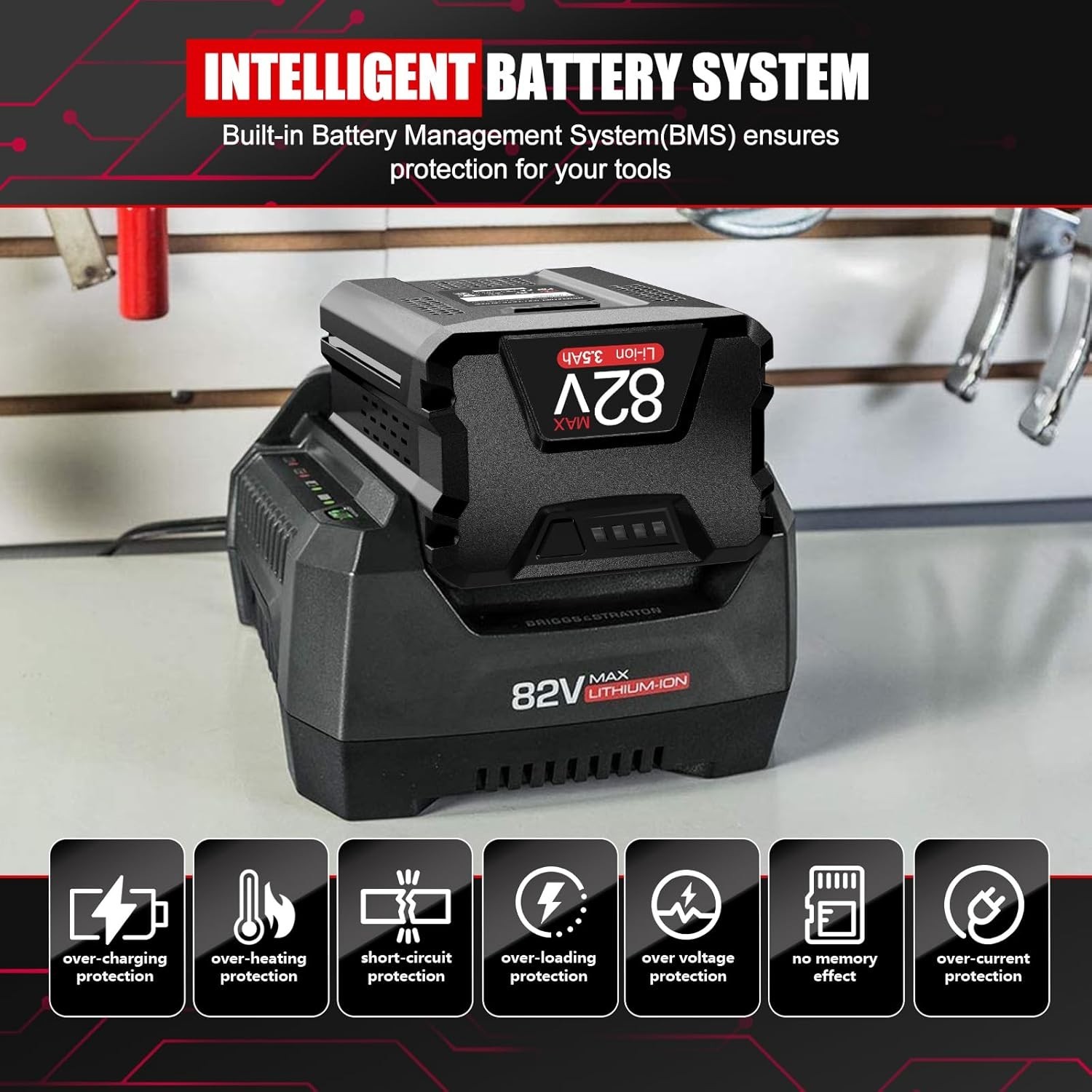 Briggs Stratton Snapper XD 82V Compatible Battery 3.5Ah BSB2AH82 BSB3AH82
