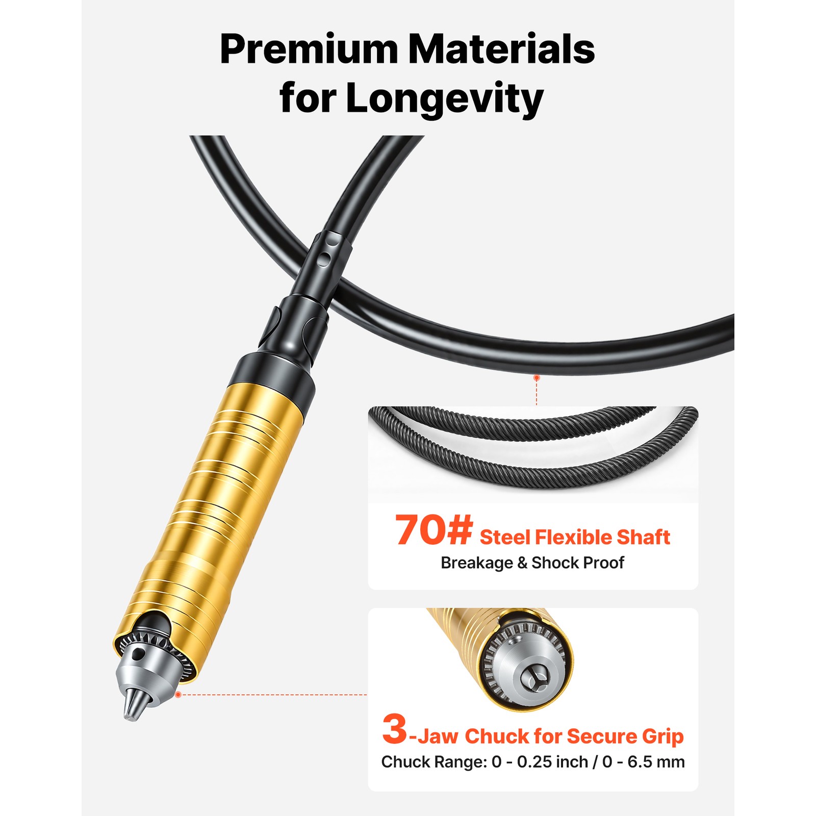 Uimoso 1000W Flex Shaft Grinder with 74 Accessories and 30000RPM Rotary Tool