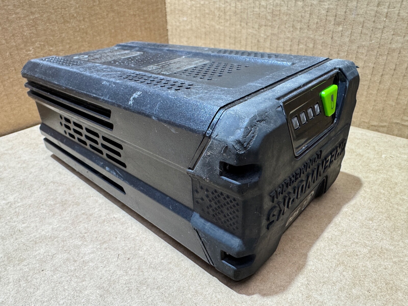 GREENWORKS COMMERCIAL [GL 500] GENUINE 82V MAX 5AH BATTERY – [USED]