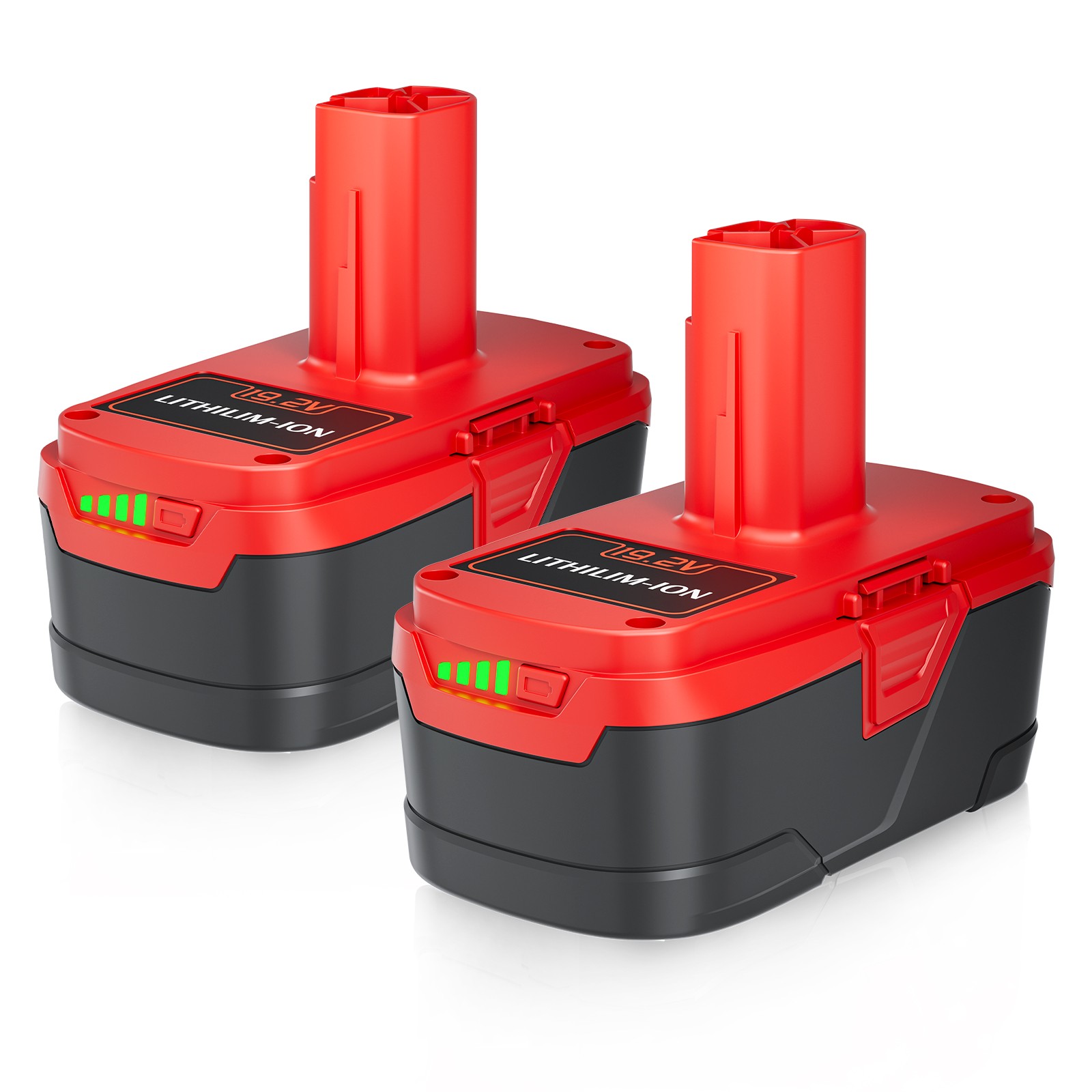 2/10pack 8000mAh Battery for Craftsman 19.2V 11375 C3 130279005 11375, 11376