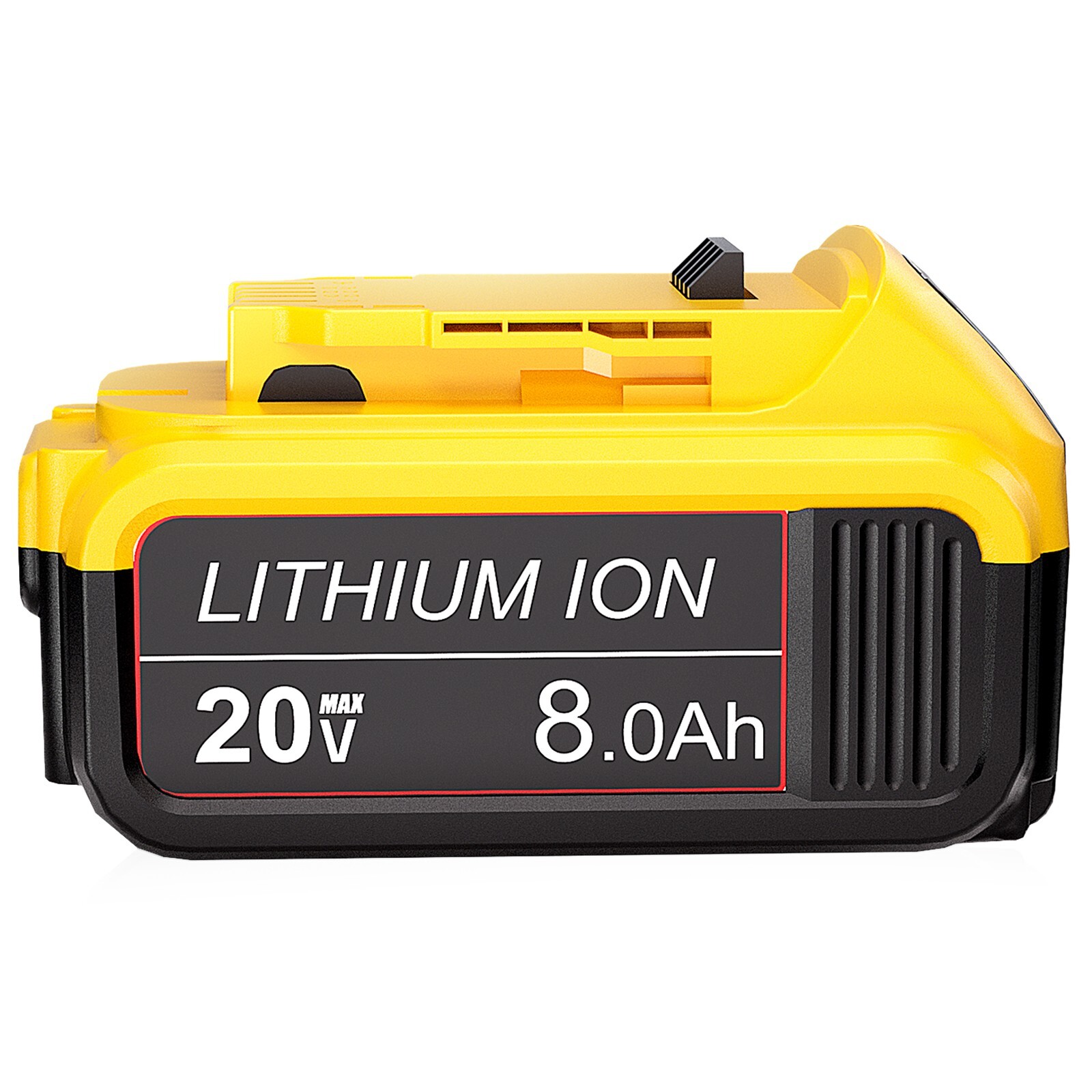 2x 8.0Ah Li-ion Battery For DeWalt 20V Max DCB200 DCB206-2 DCB205-2 20Volt Tool