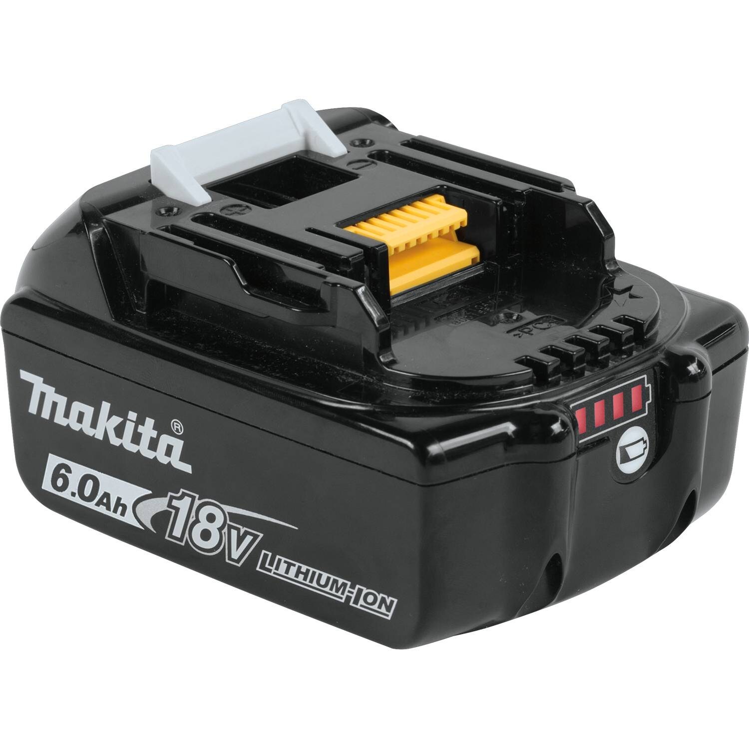 Makita BL1860B-2 18V 6 Ah LXT Li-Ion Battery w/ LED Charge Level Indicator, 2 Pk