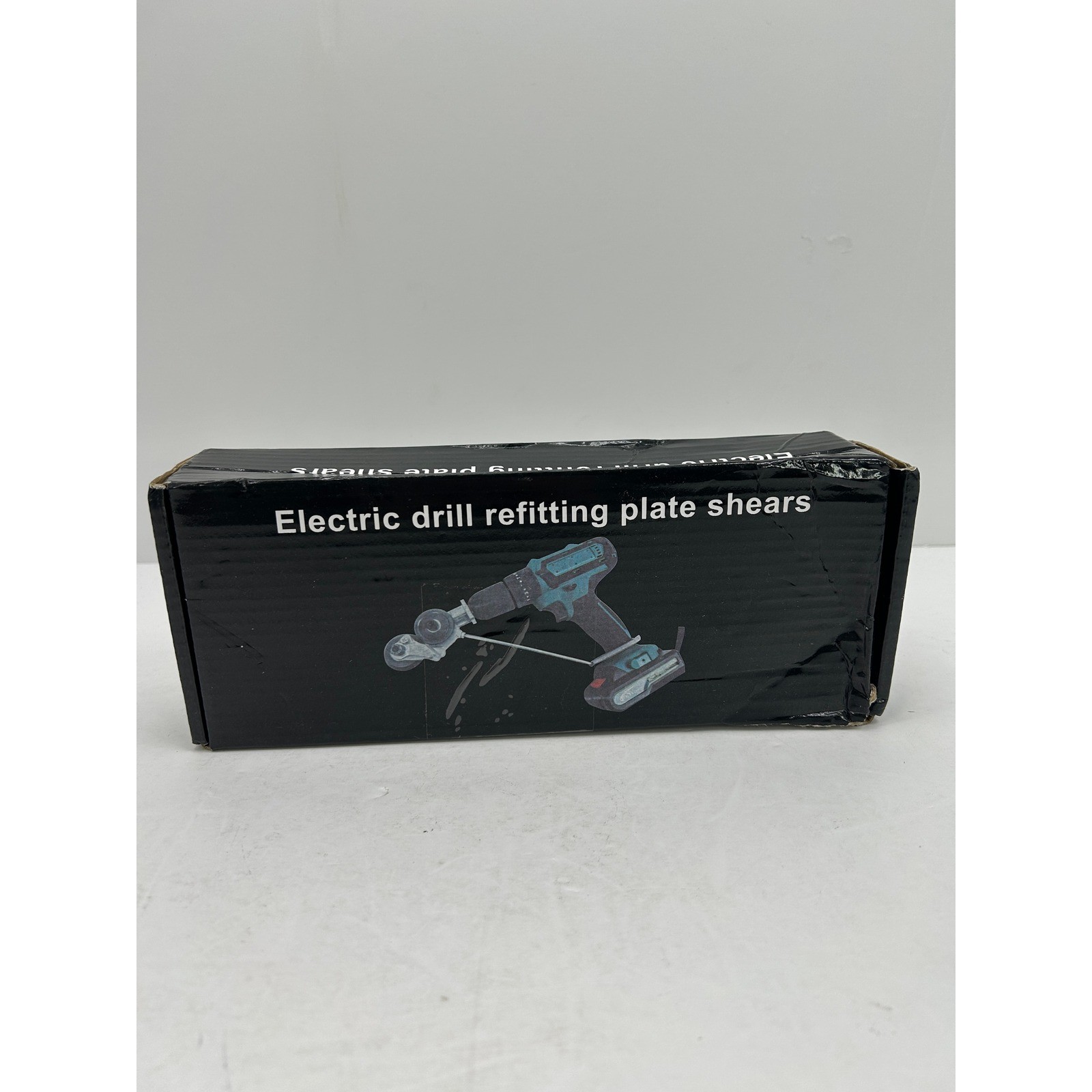 Unbranded Electric Drill Refitting Plate Shears Black New