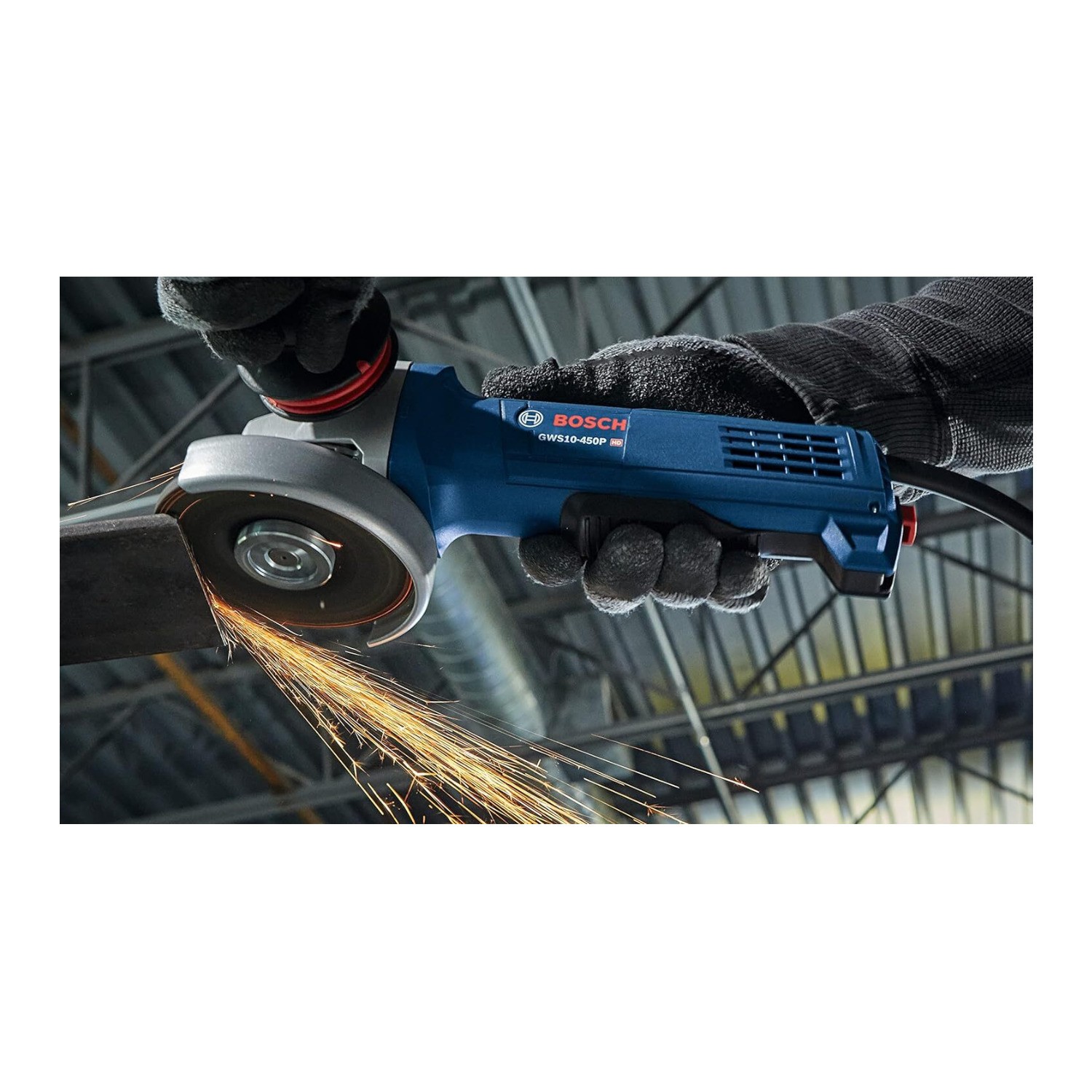 Bosch GWS10-450P 4-1/2 In Ergonomic Angle Grinder w/ Paddle Switch (Refurbished)