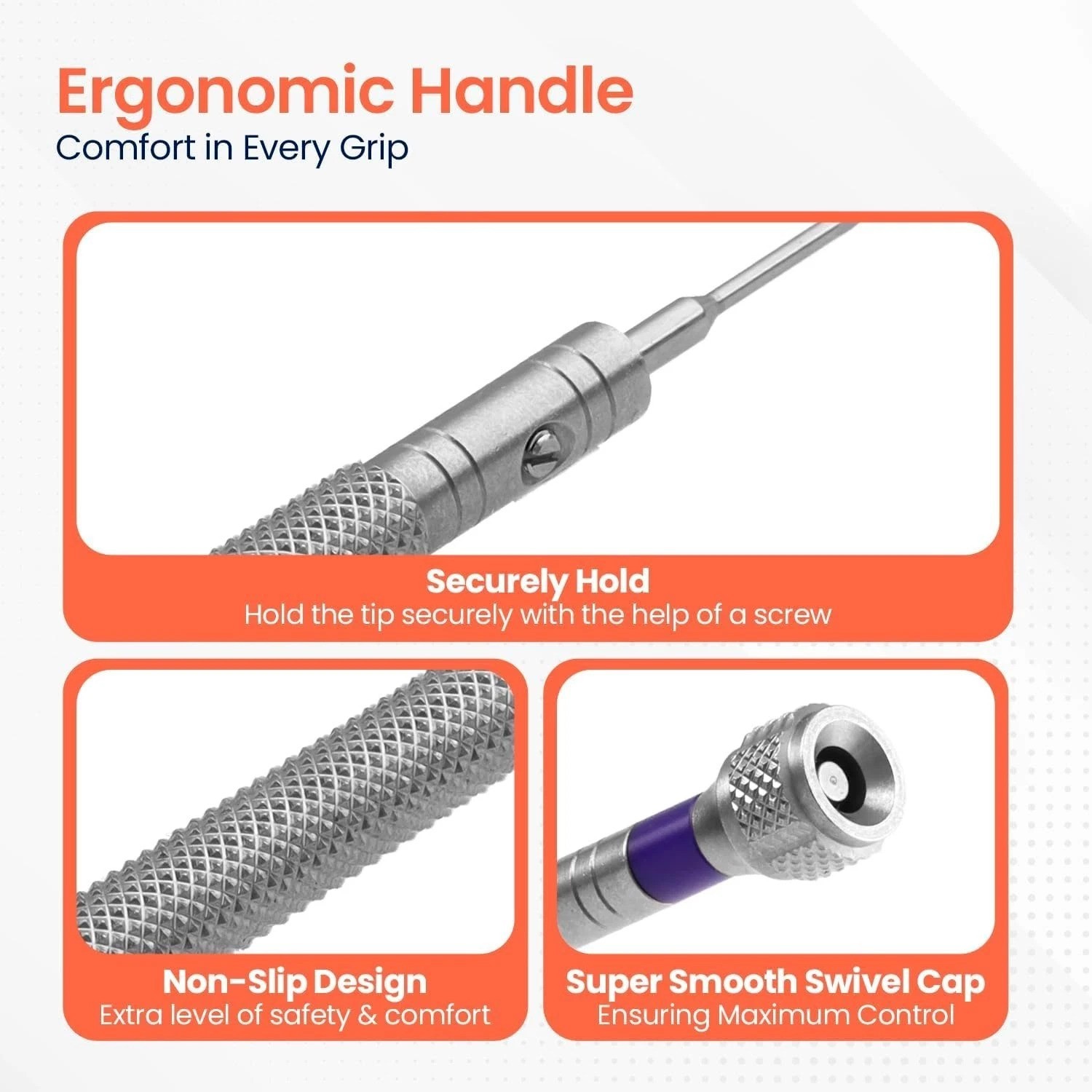 Stainless Steel Screwdriver Set – 10 Tools for Watch & Eyewear Repairs
