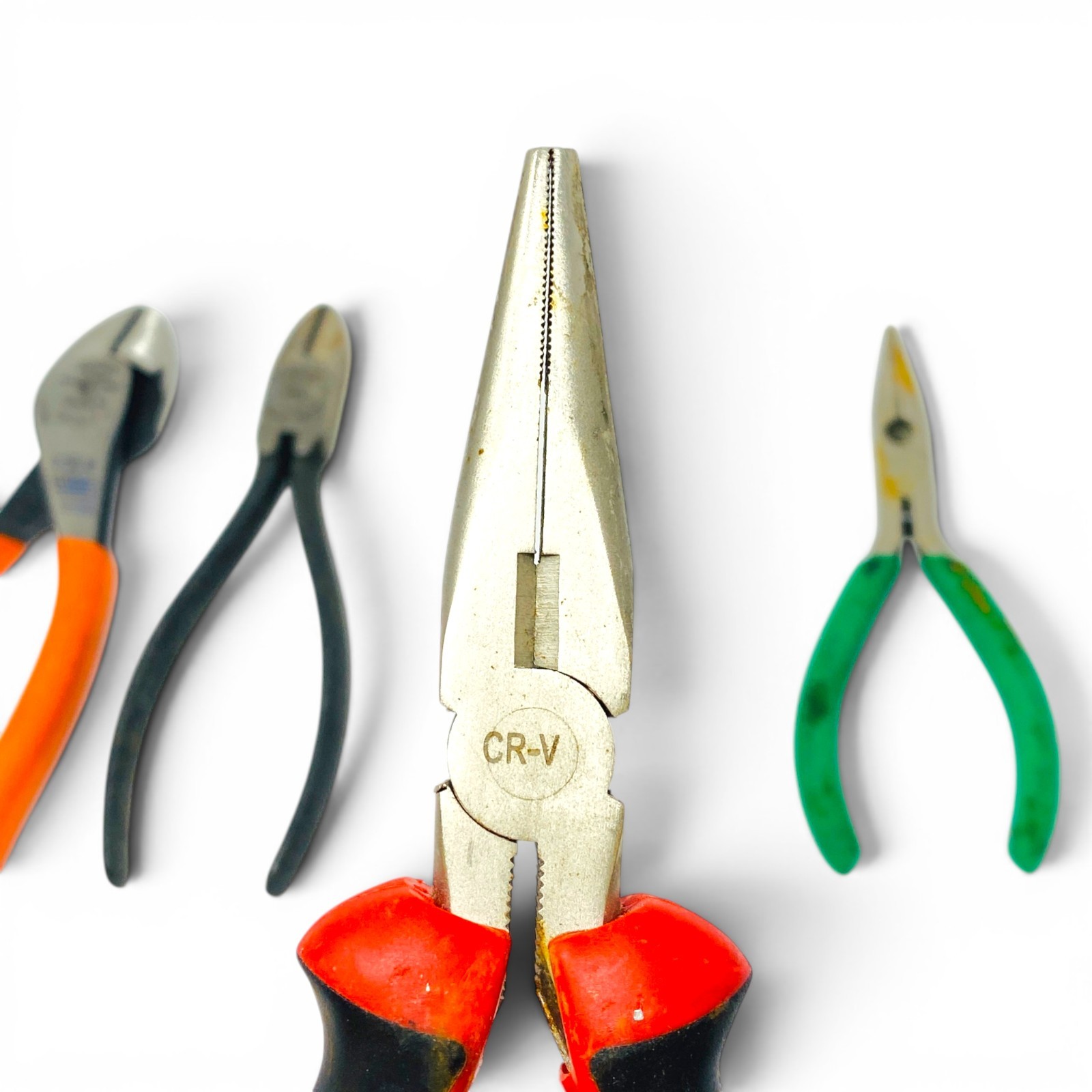 Klein Tools D228-7, Crescent USA and Unbranded Pliers Side Cutter Lot Set, 4 Pcs