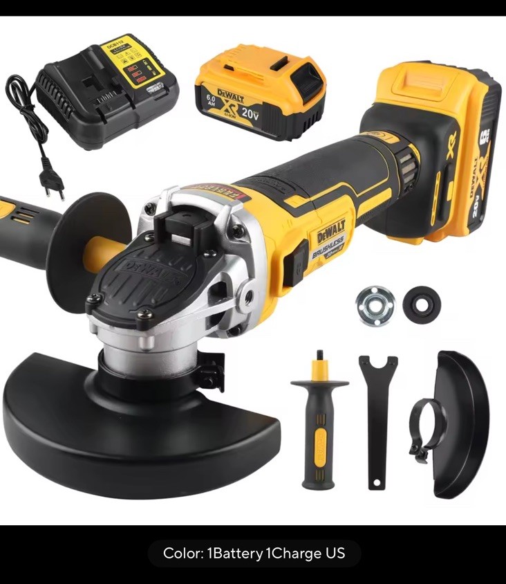 DeWalt DCG414 20V Brushless ANGLE GRINDER +DCB206 BATTERY+CHARGER-NEW – USA SHIP