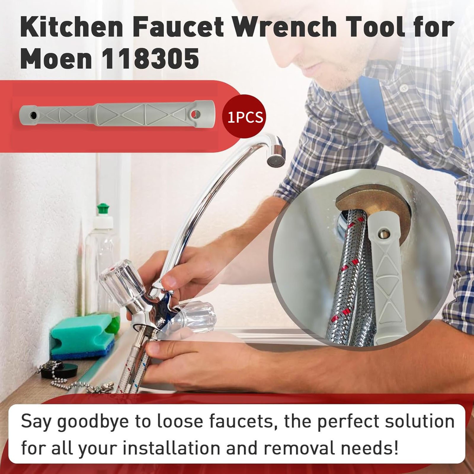 1PCS For Moen 118305 157075 Replacement Kitchen Faucet Installation Tool New