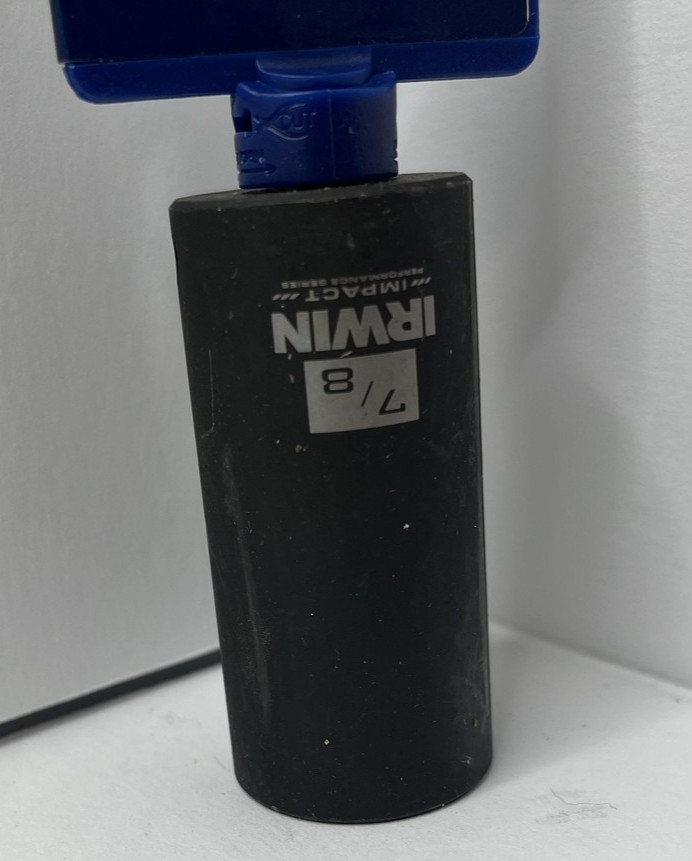 IRWIN Tools Deep Well Impact Socket 7/8in (22.2mm) 3/8in Drive 6-Point 1877480