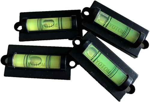 Standard Bubble Levels Use for RV Leveling, Travel Trailer, Camping, Black