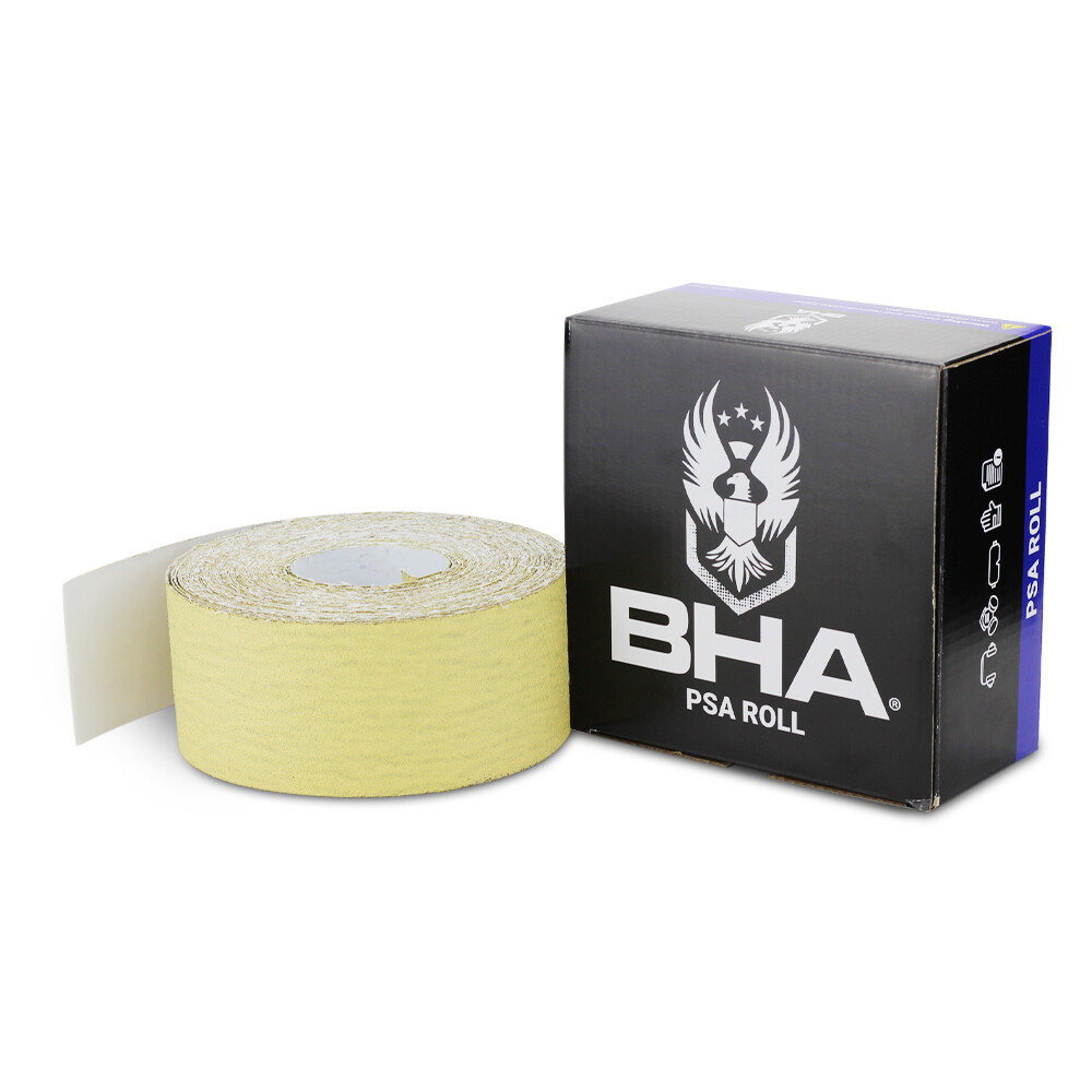 BHA 2-3/4″ Inch x 20 Yard Gold PSA Adhesive Longboard Sandpaper Continuous Roll
