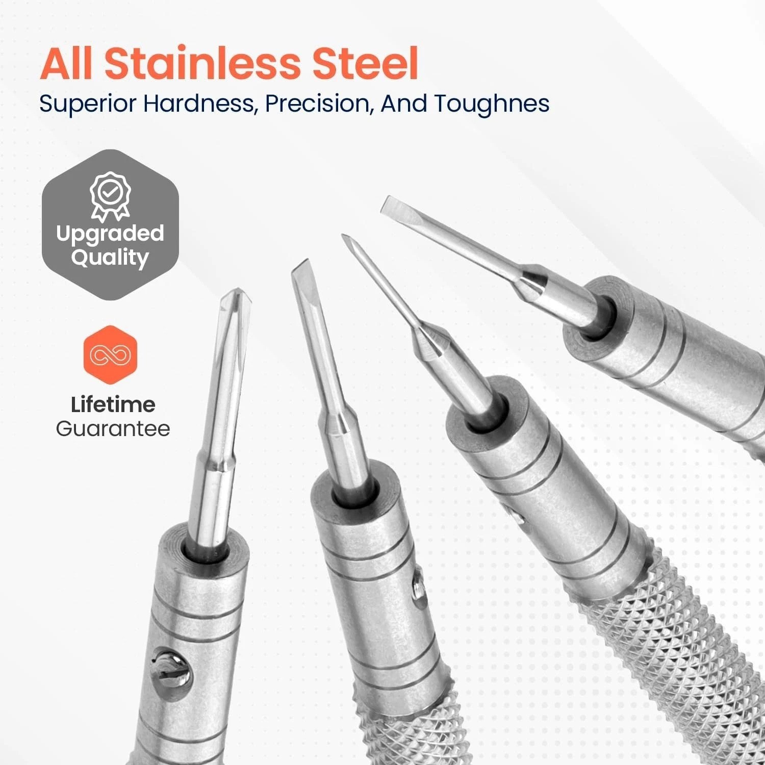 Stainless Steel Screwdriver Set – 10 Tools for Watch & Eyewear Repairs
