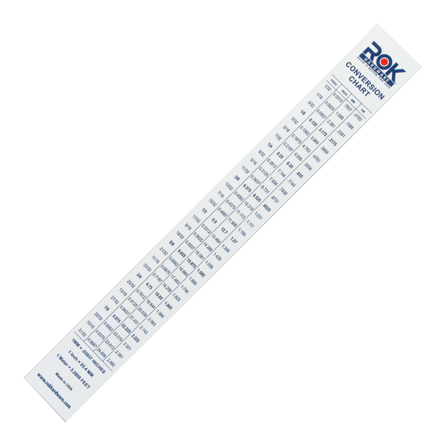 Rok Hardware Measuring Plastic Flexi 12″ Easy Read English Metric 305 Mm Ruler